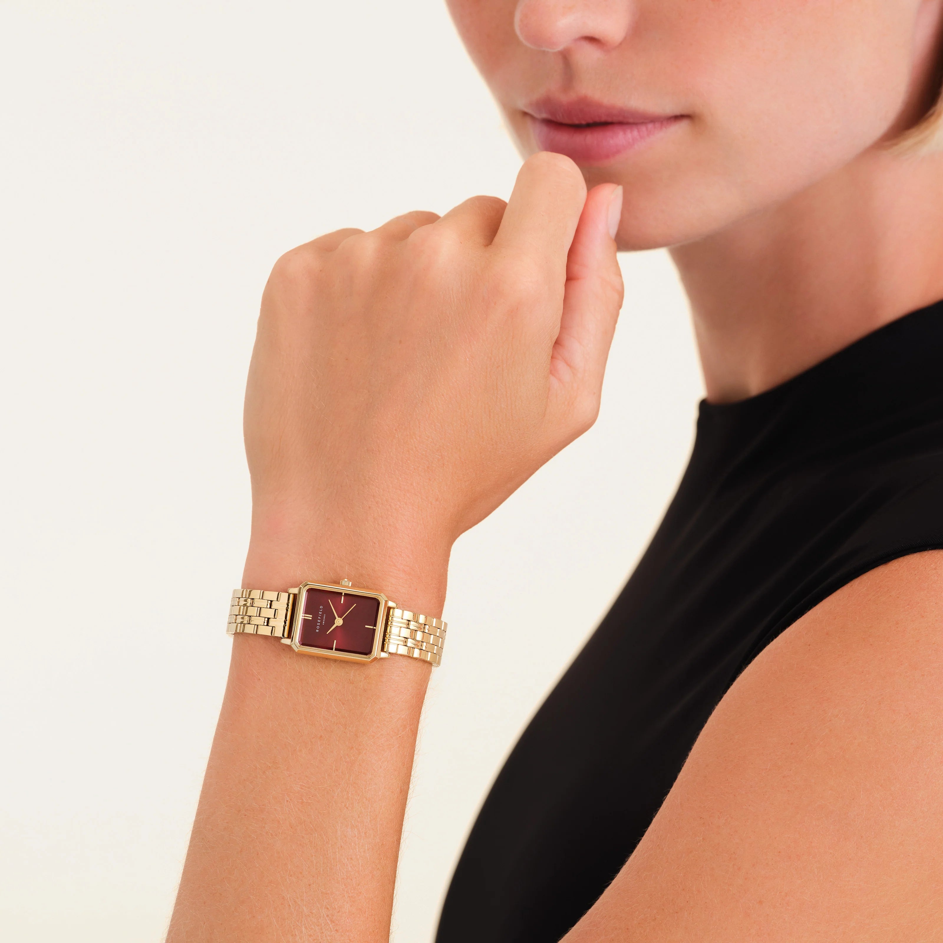 Rosefield - Octagon XS Burgundy Watch