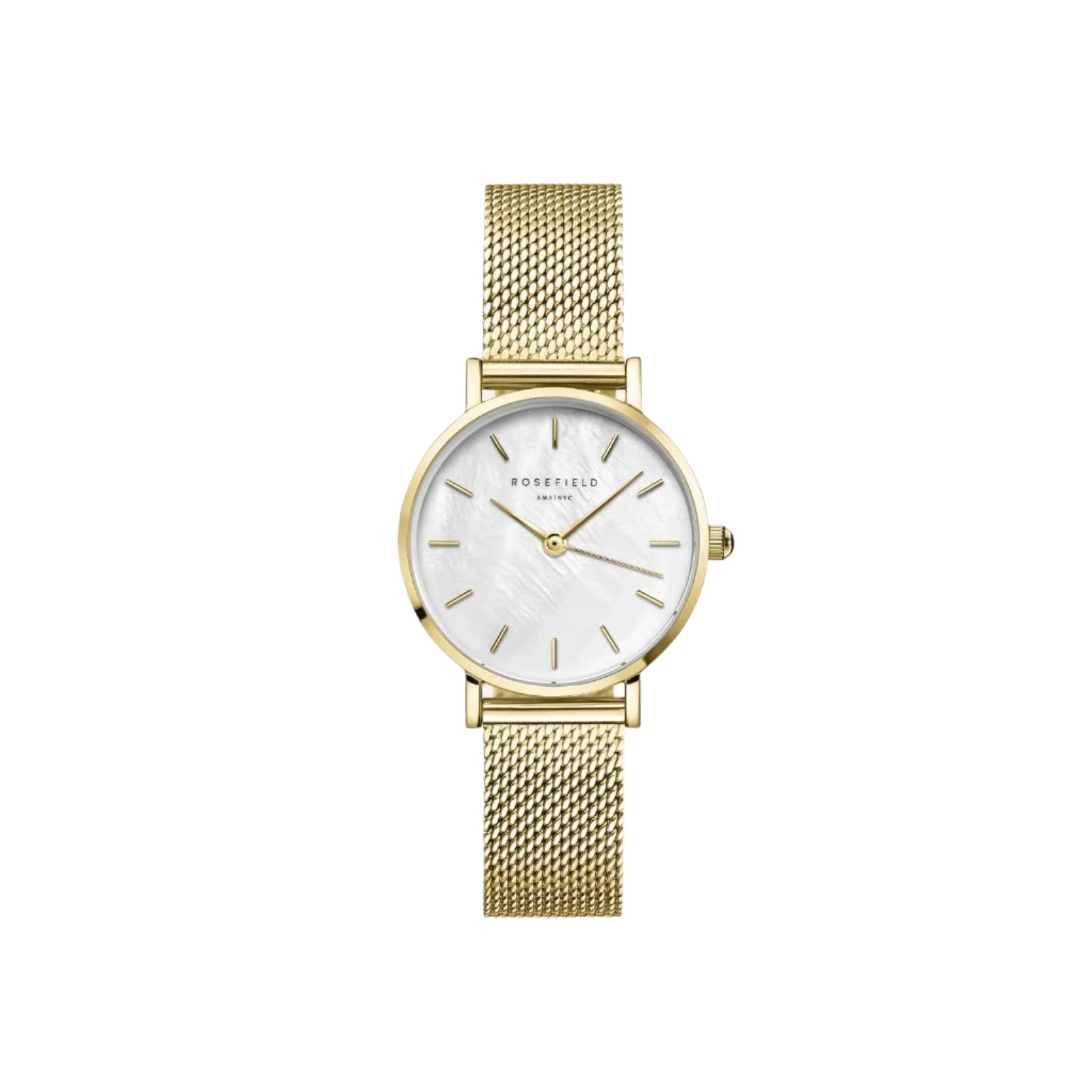 Rosefield - Small Edit Mesh Gold Watch
