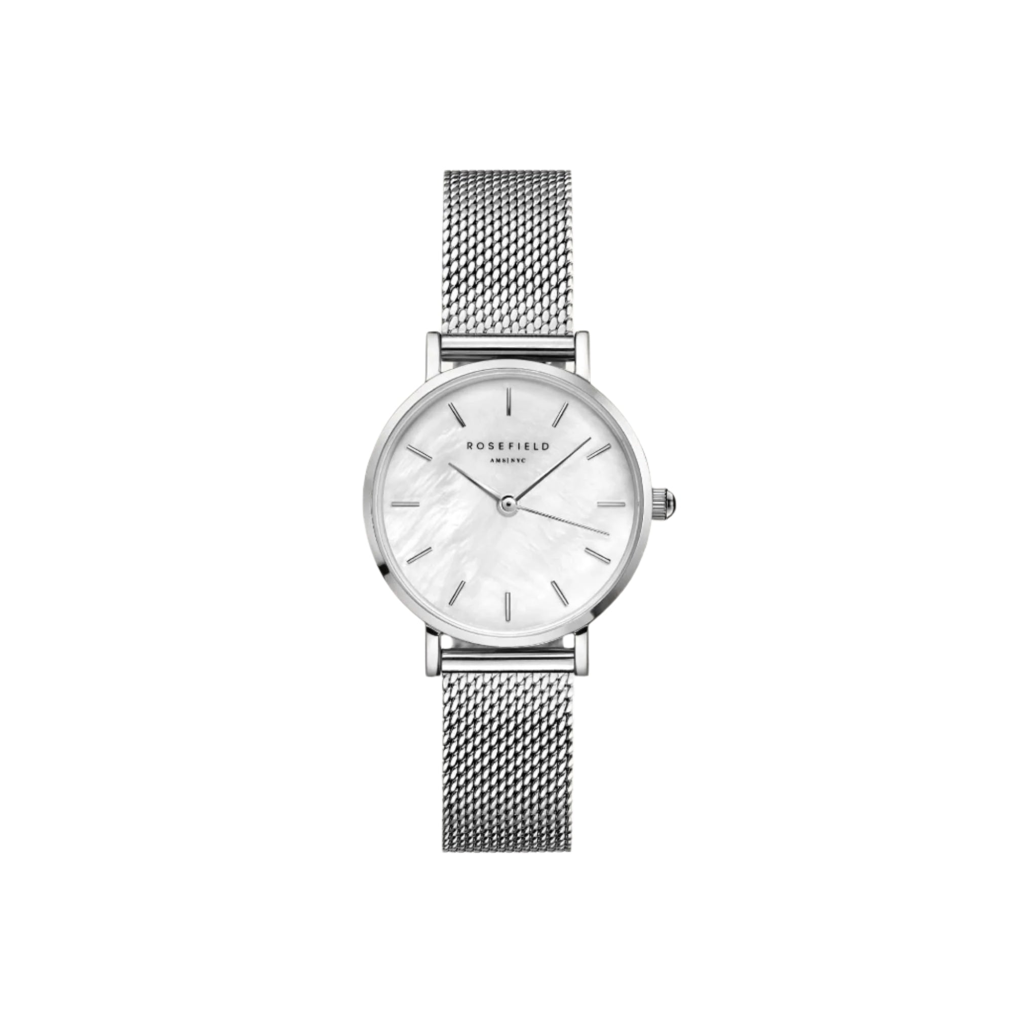 Rosefield - Small Edit Pearl Silver Watch