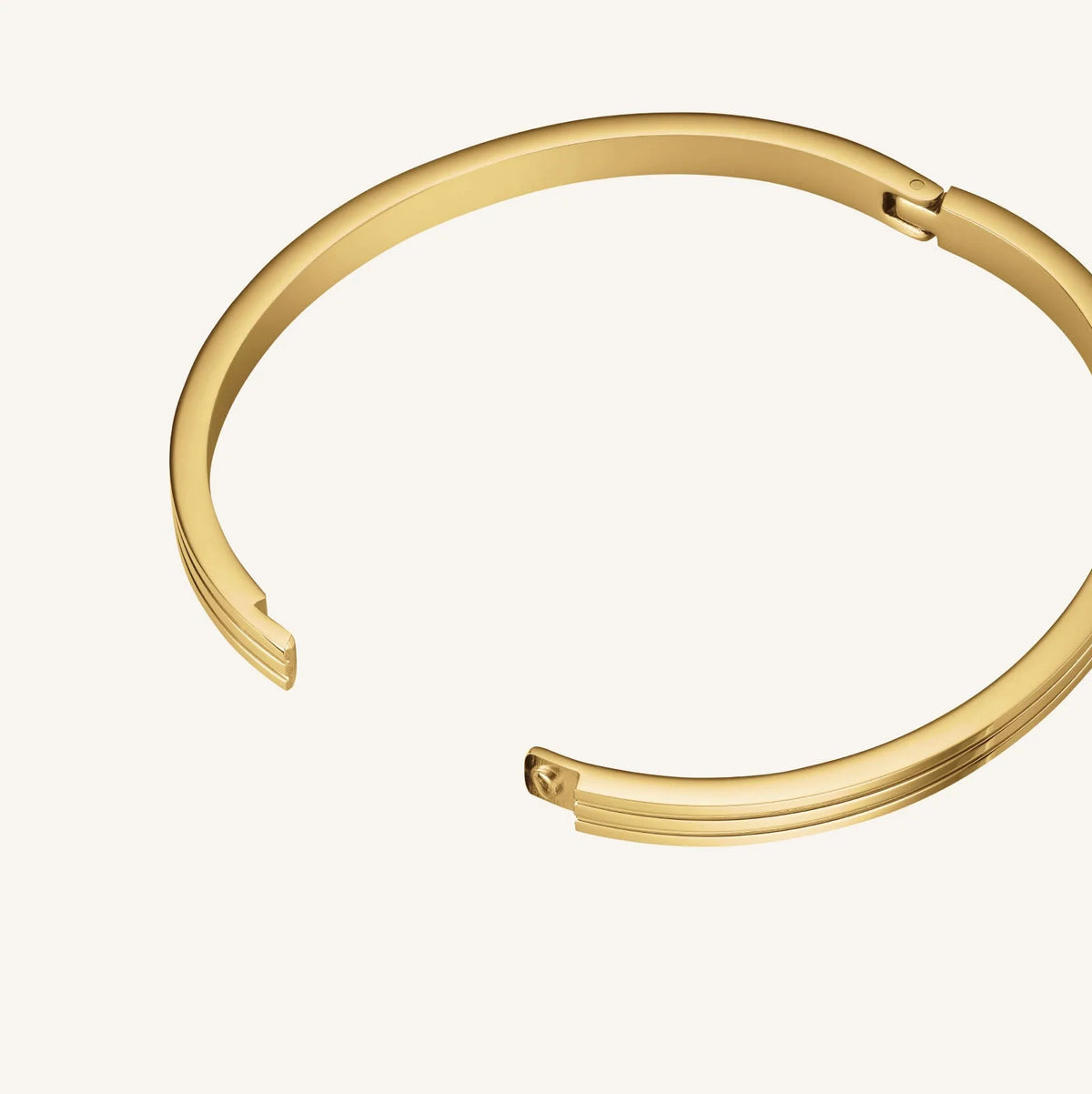 Rosefield Striped Crystals Bracelet | Gold