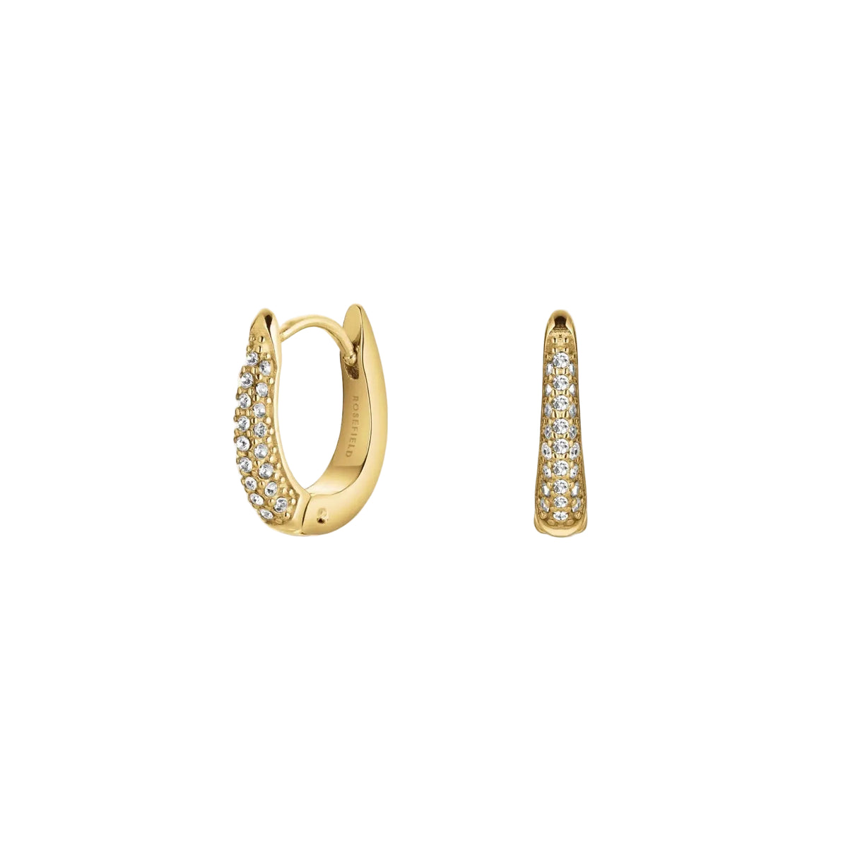 Rosefield Crystal Huggies | Gold