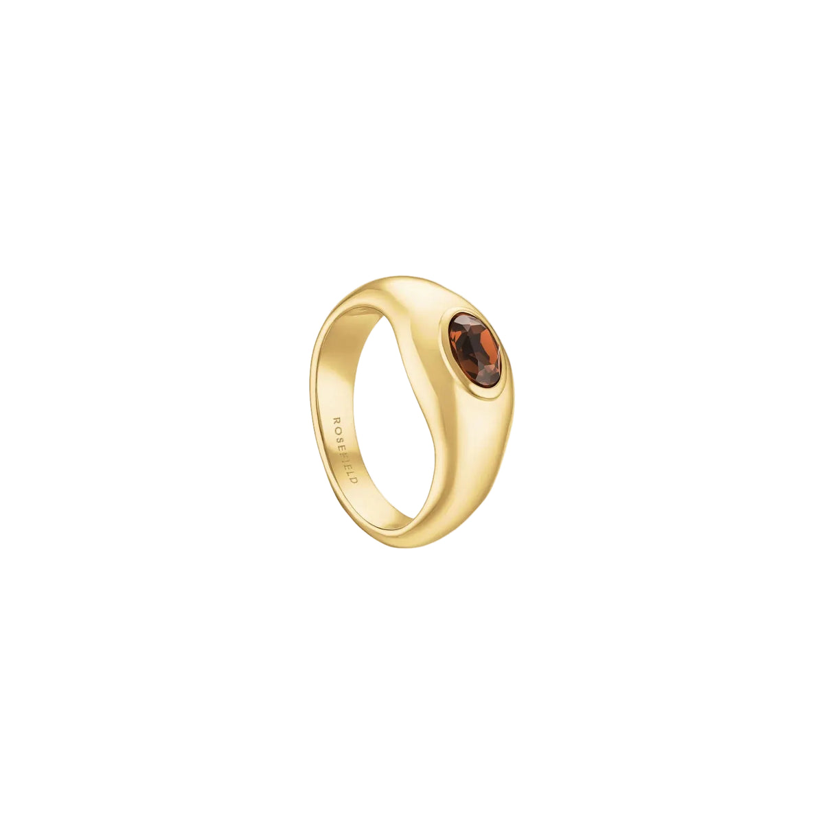 Rosefield Molten Brown Ring | Gold