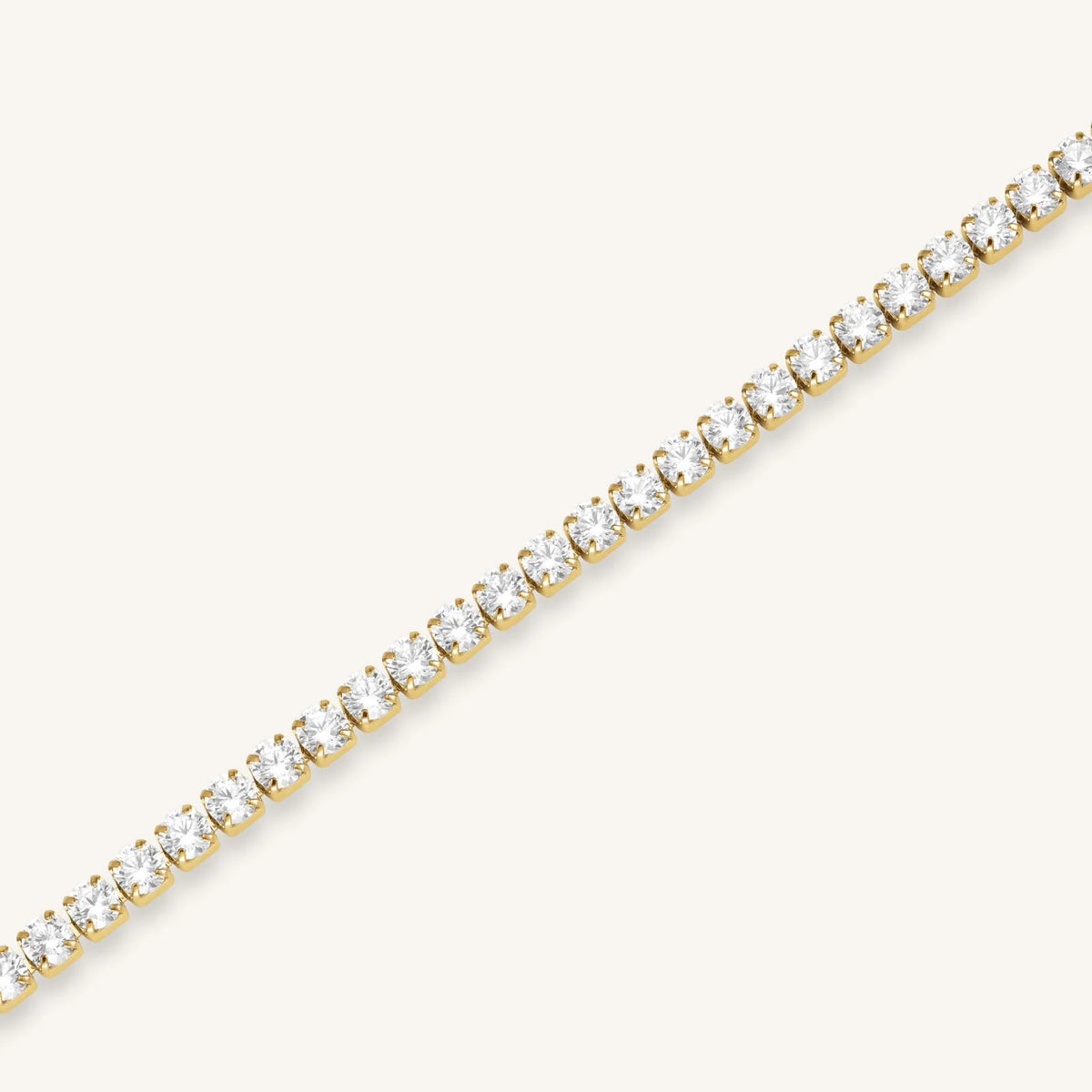Rosefield Tennis Necklace | Gold