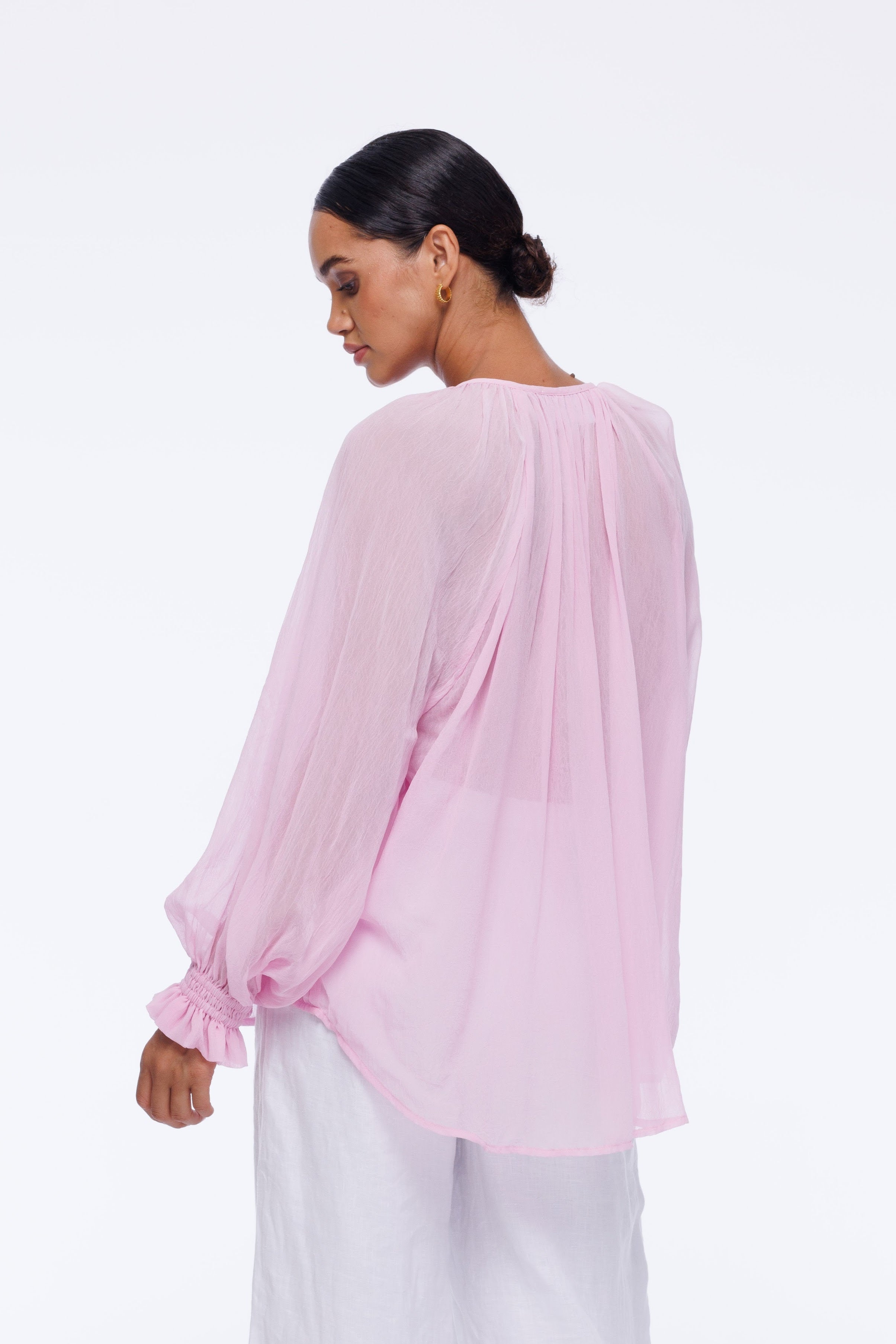 Ruthie Blouse - Daisy Pink
