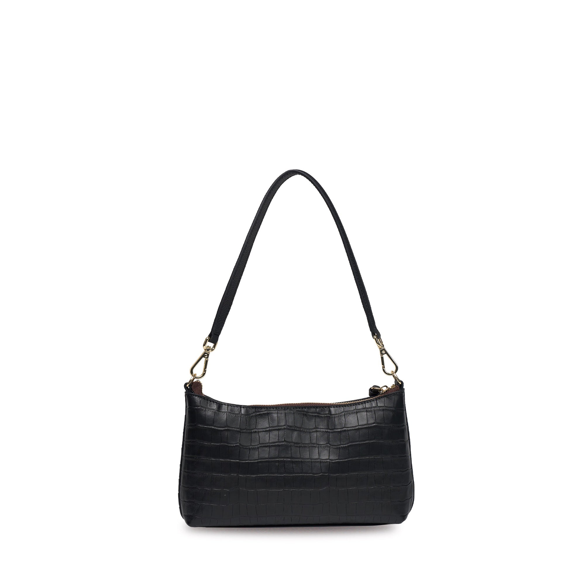 Saben - Haven Shoulder Bag - Black Croc