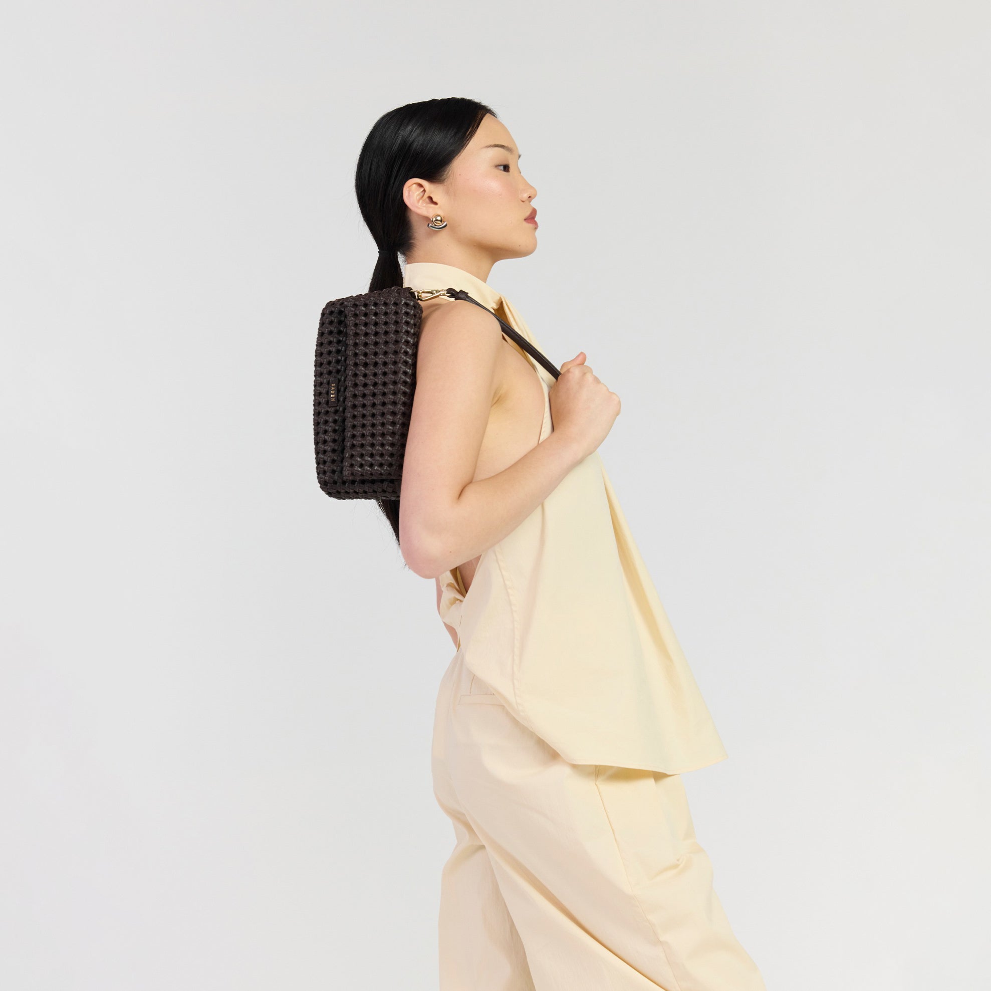 Saben - Milla Shoulder Bag - Cacao Fine Braid