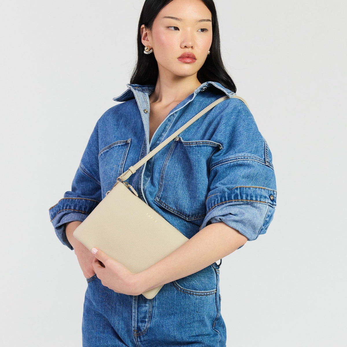 Saben - Tilly's Big Sis Crossbody - Oyster