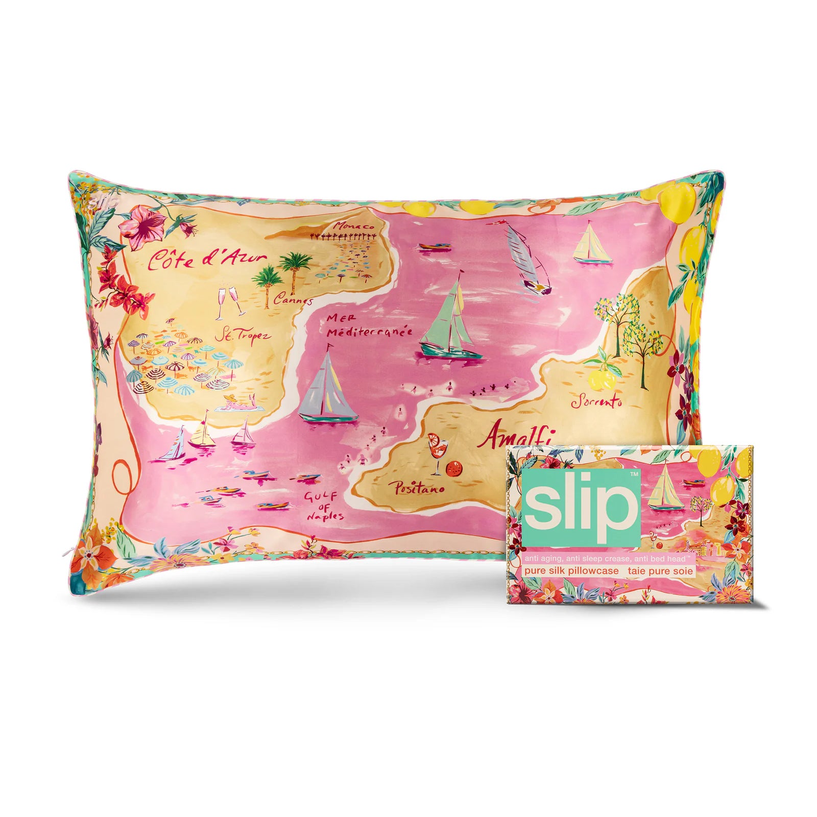 SLIP - Silk Pillowcase - Beach Club
