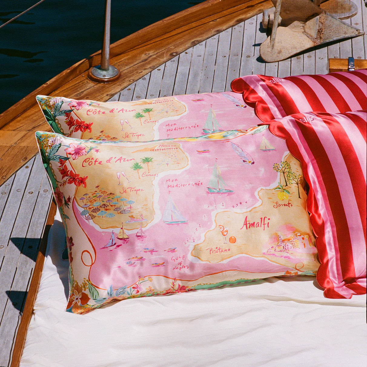 SLIP - Silk Pillowcase - Beach Club