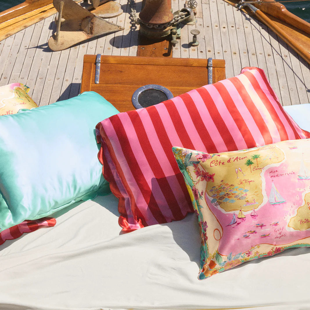 SLIP - Silk Pillowcase with Scalloped Edge - Sunshade