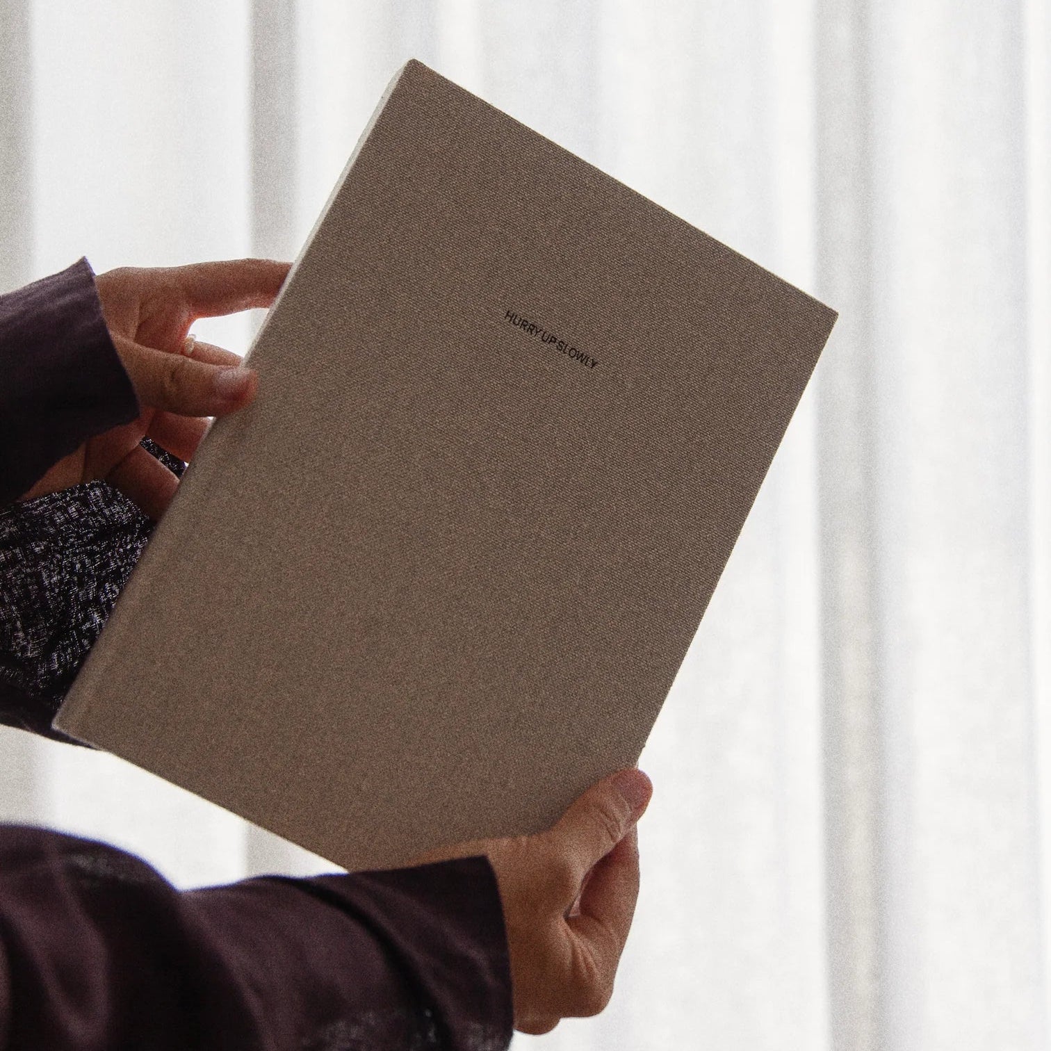 Slō. - Hurry Up Slowly Linen Journal