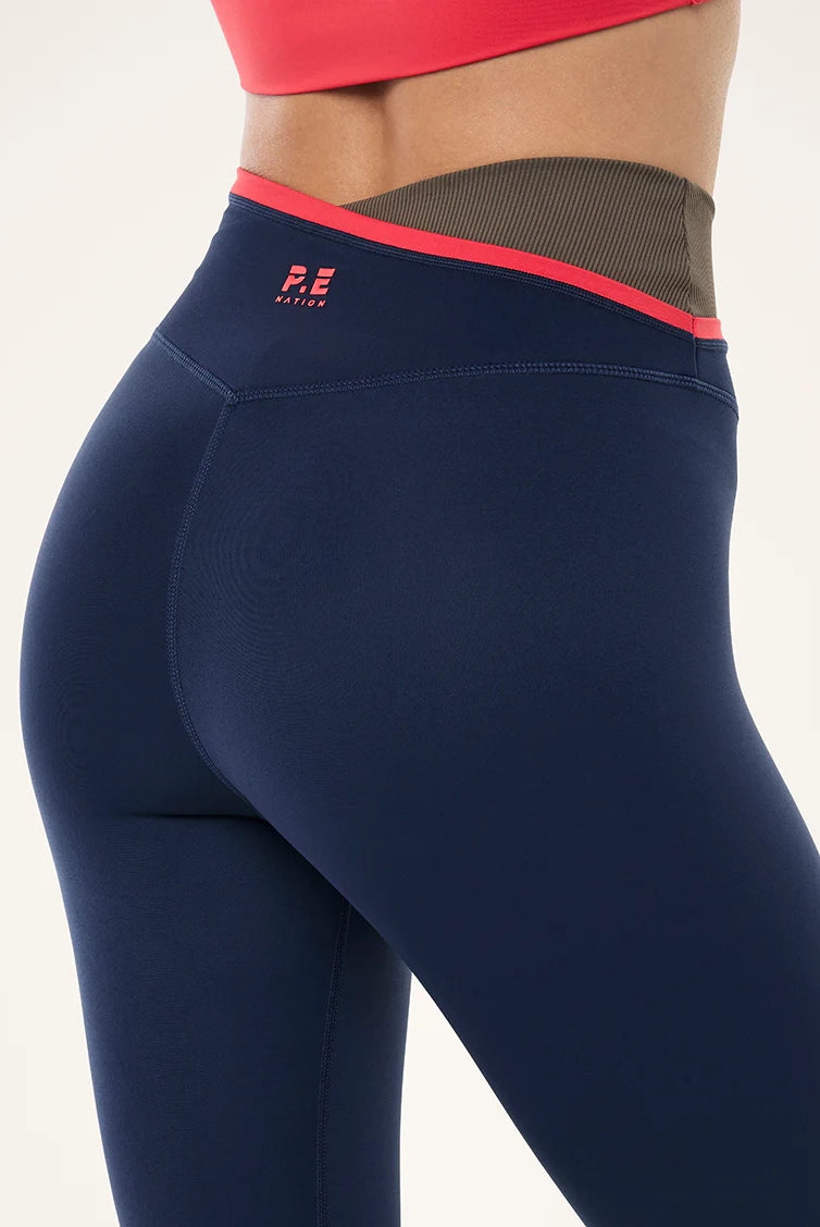 P.E Nation - Status Full Length Leggings - Dark Navy