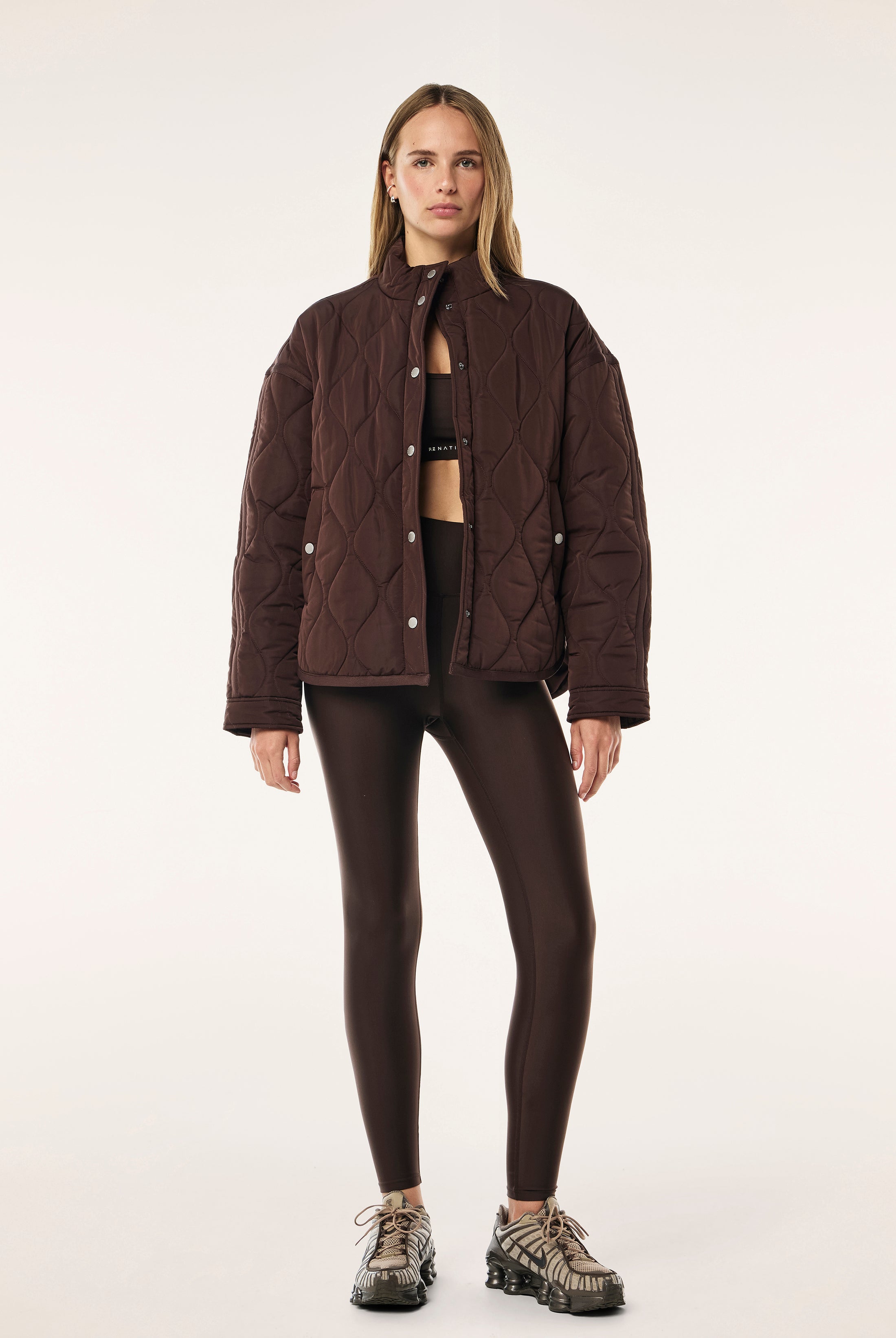 P.E Nation - Surge Quilt Jacket - Espresso