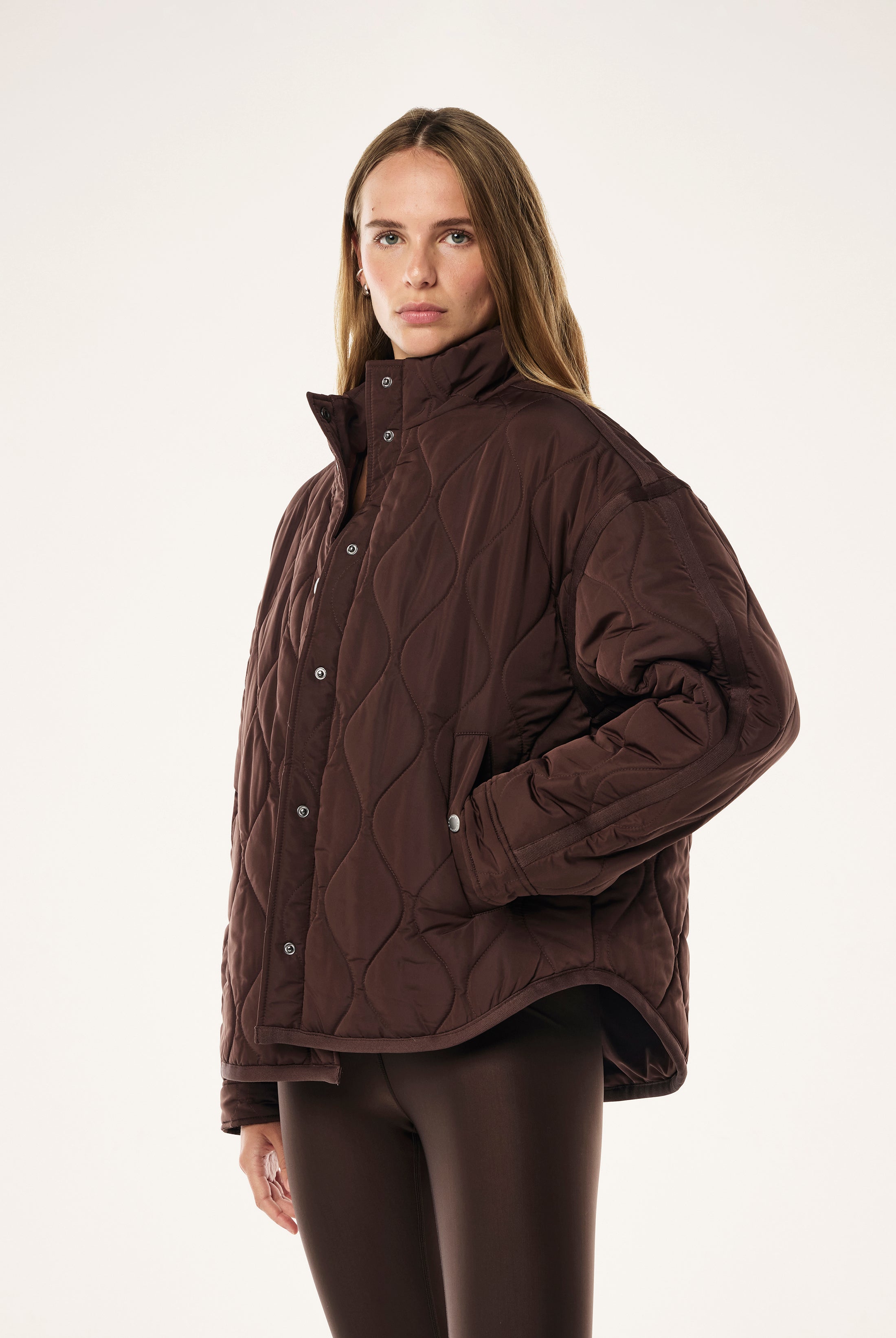 P.E Nation - Surge Quilt Jacket - Espresso