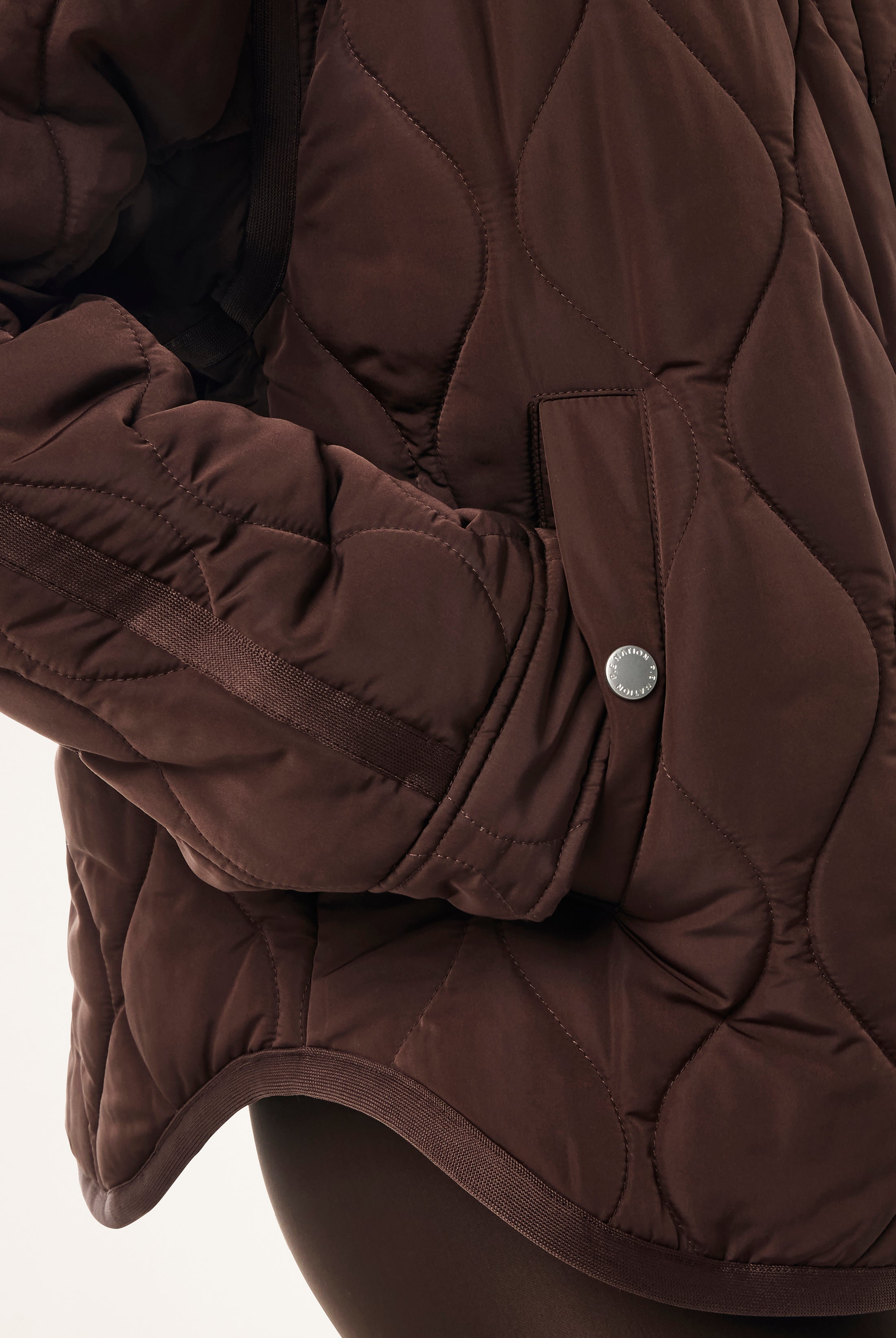P.E Nation - Surge Quilt Jacket - Espresso