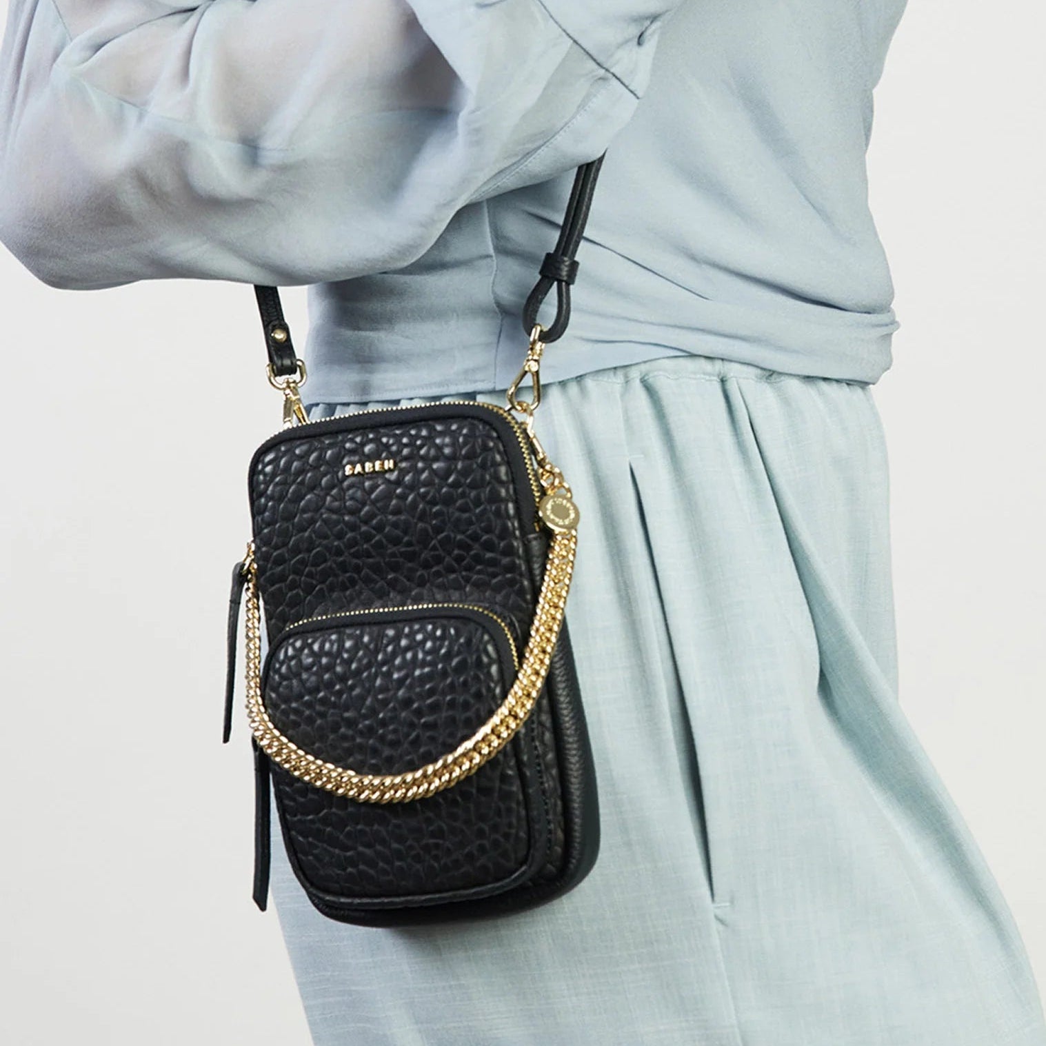Saben - Feature Handle - Gold Curb Chain