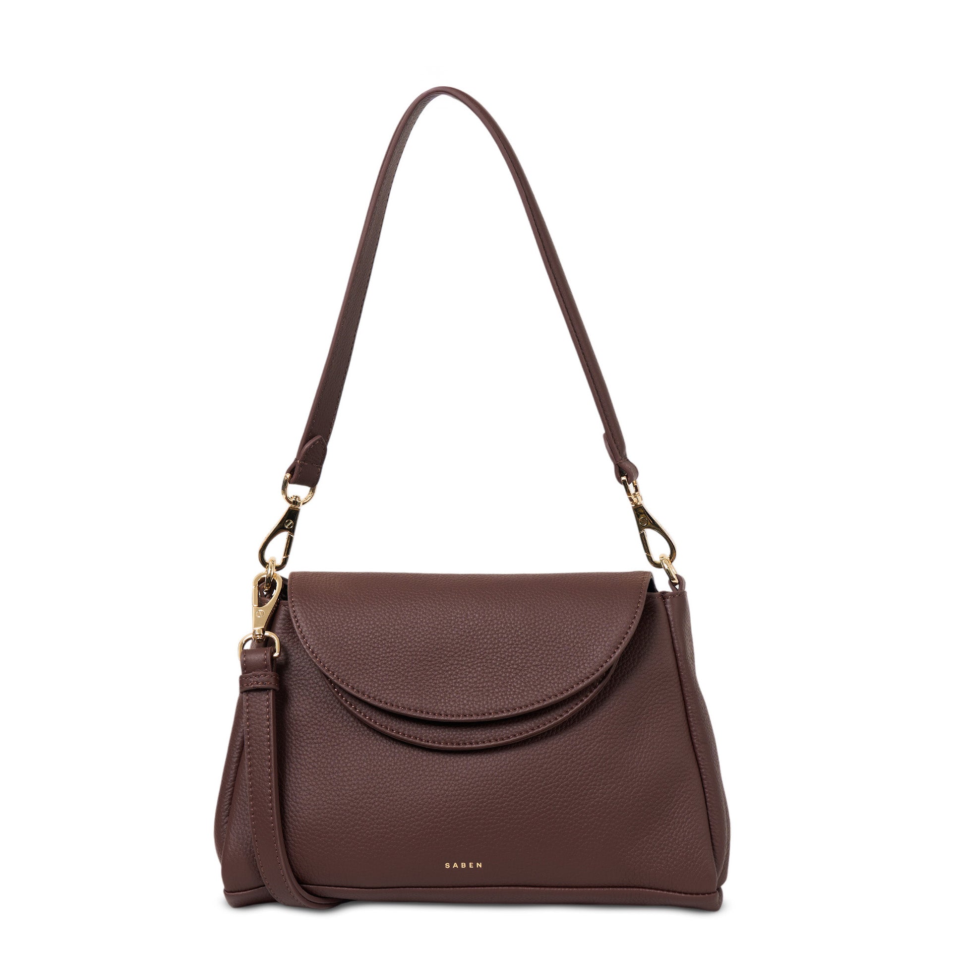 Saben - Beckett Crossbody Bag - Espresso Luxe