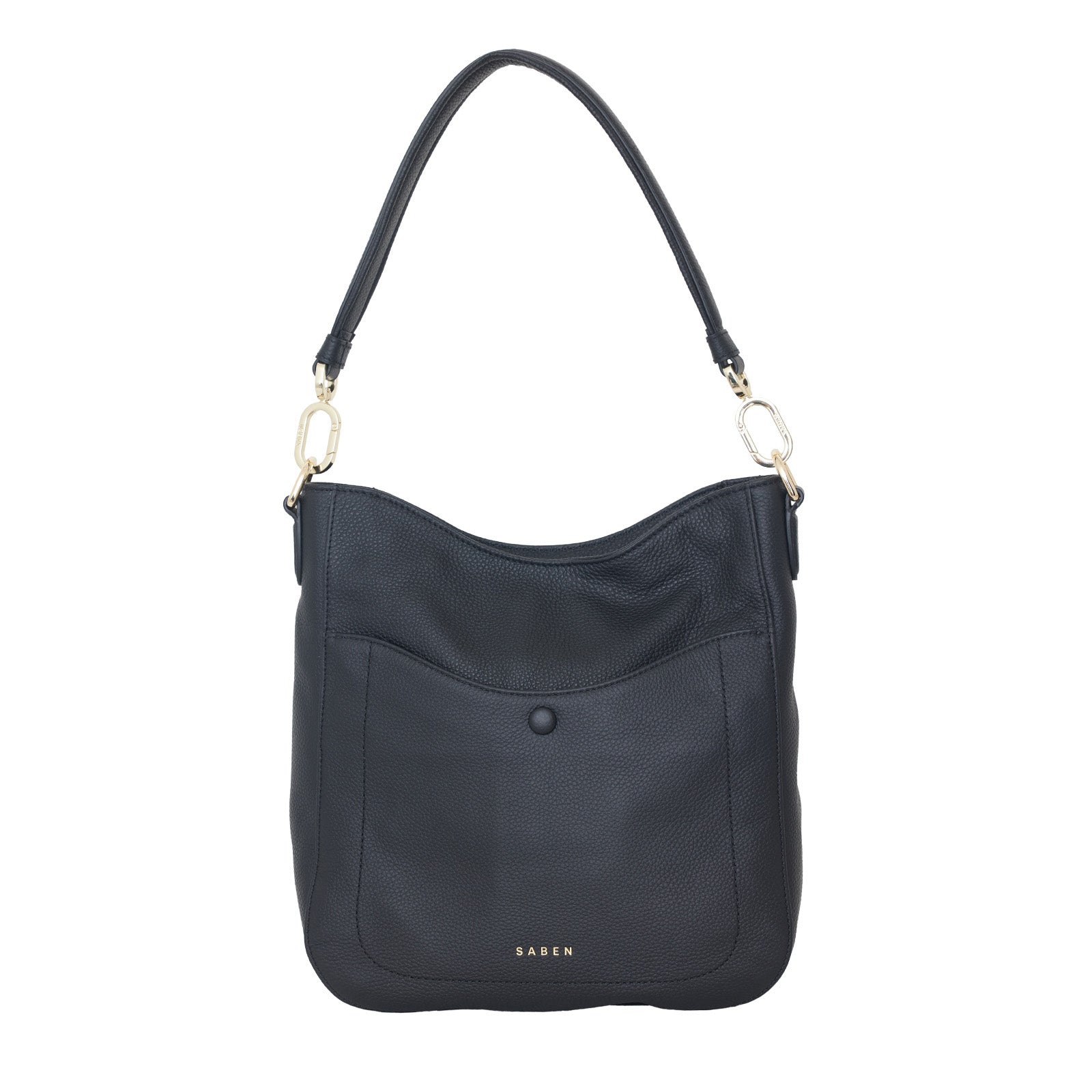 Saben - Rebe Shoulder Bag - Black Luxe