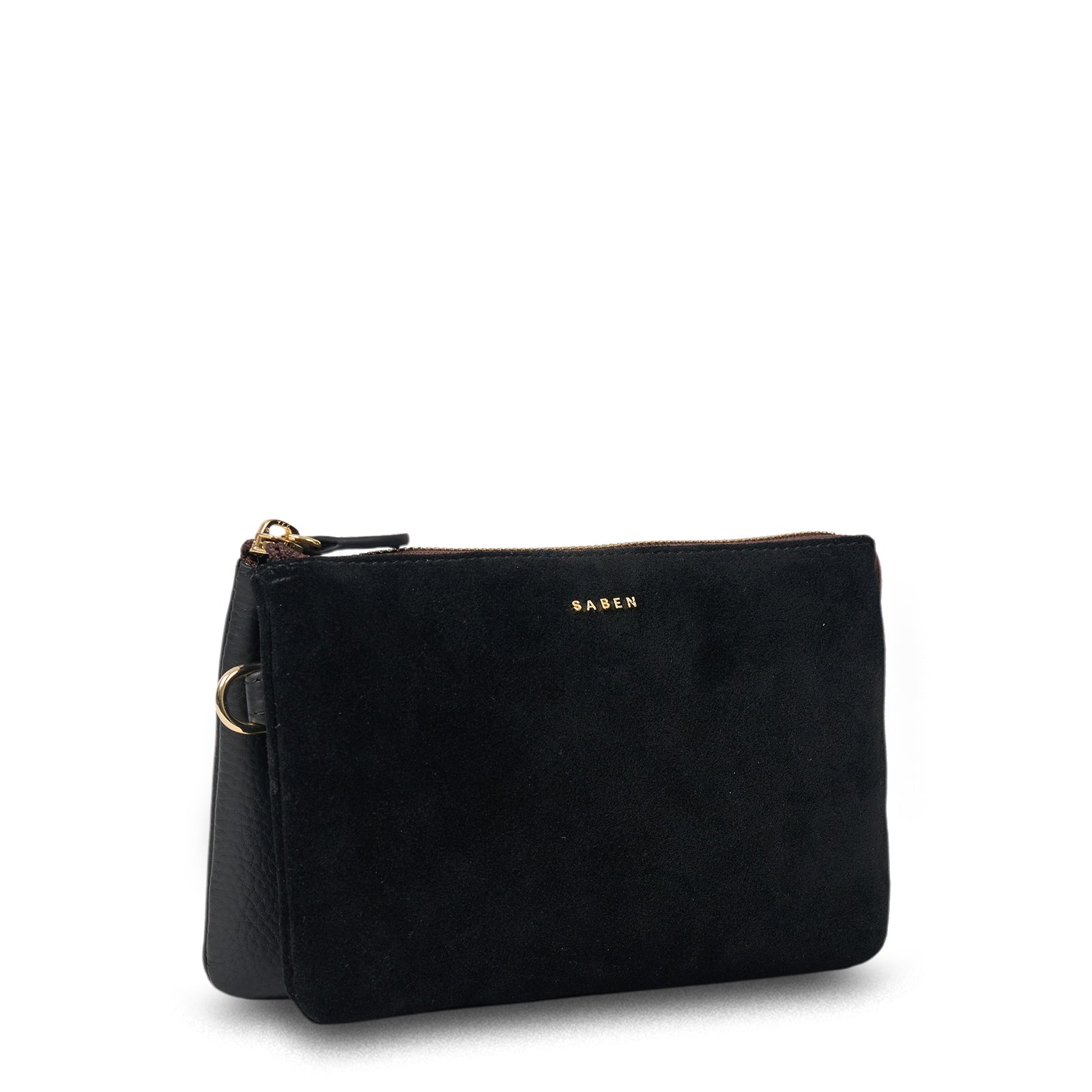 Saben - Tilly Crossbody - Black Suede