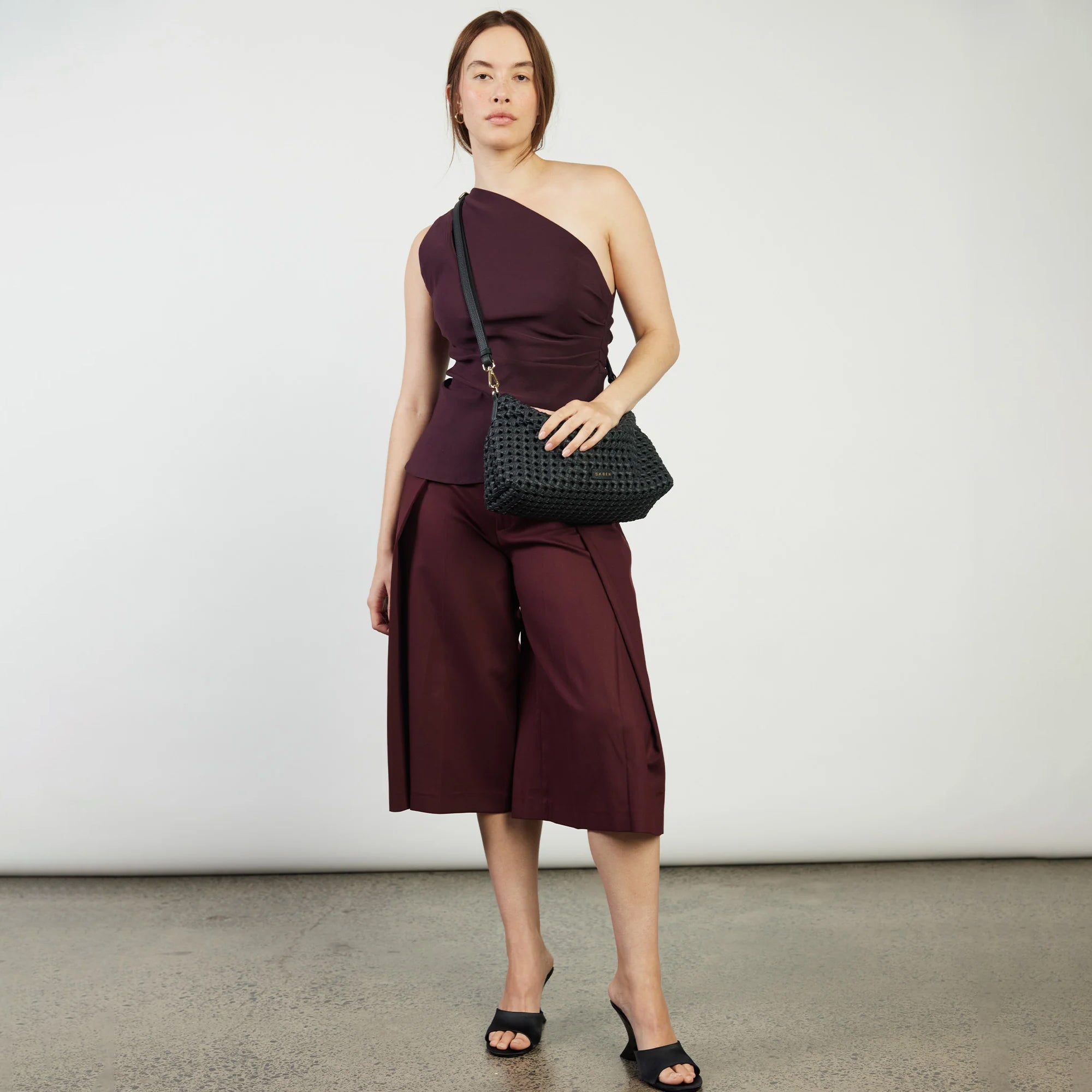 Saben - Claudia Crossbody - Black Braid