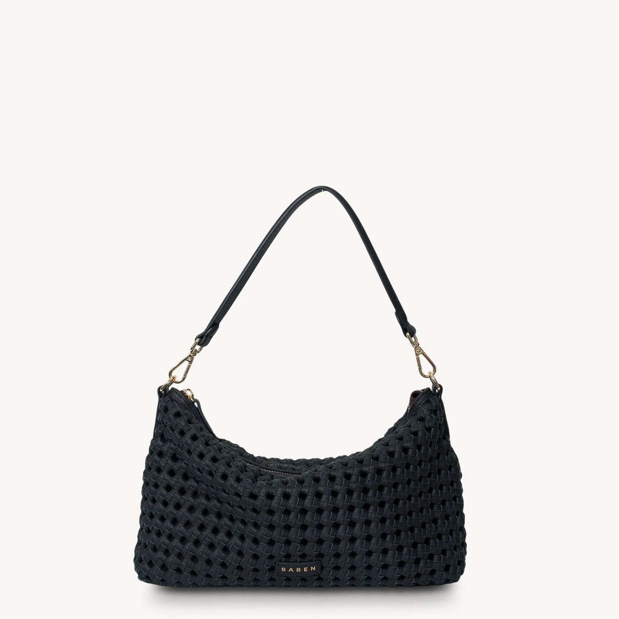 Saben - Claudia Crossbody - Black Braid