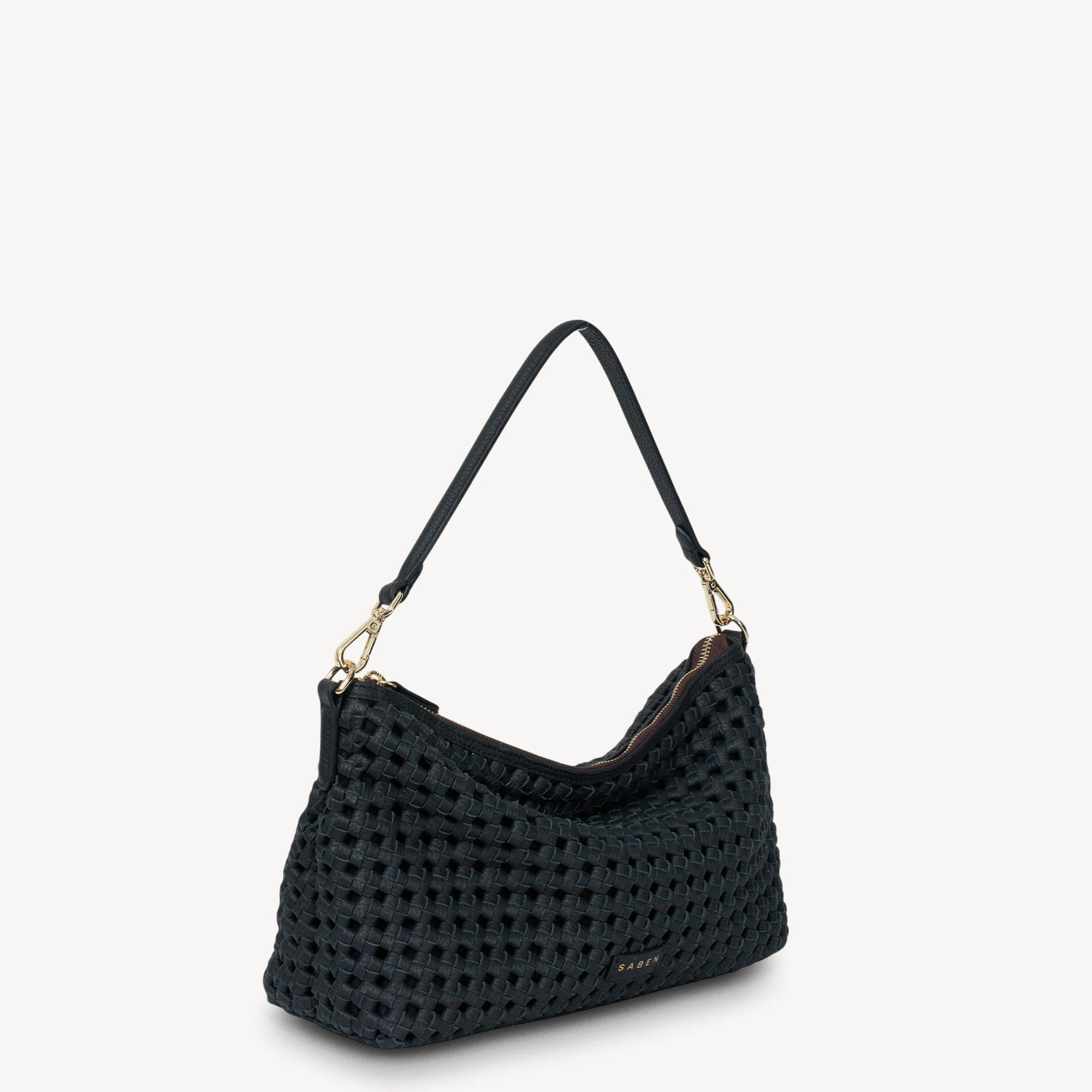 Saben - Claudia Crossbody - Black Braid
