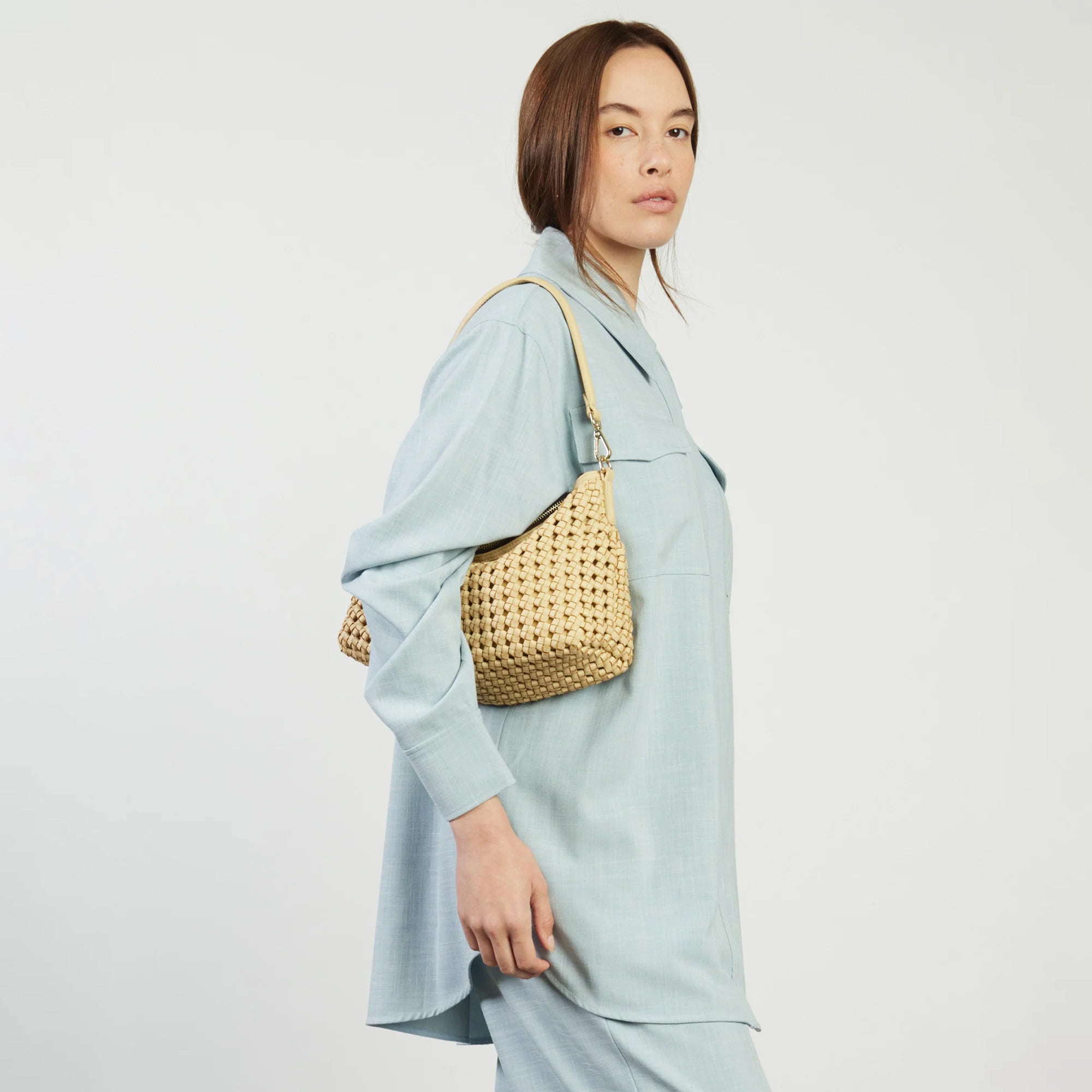 Saben - Claudia Crossbody - Raffia Braid