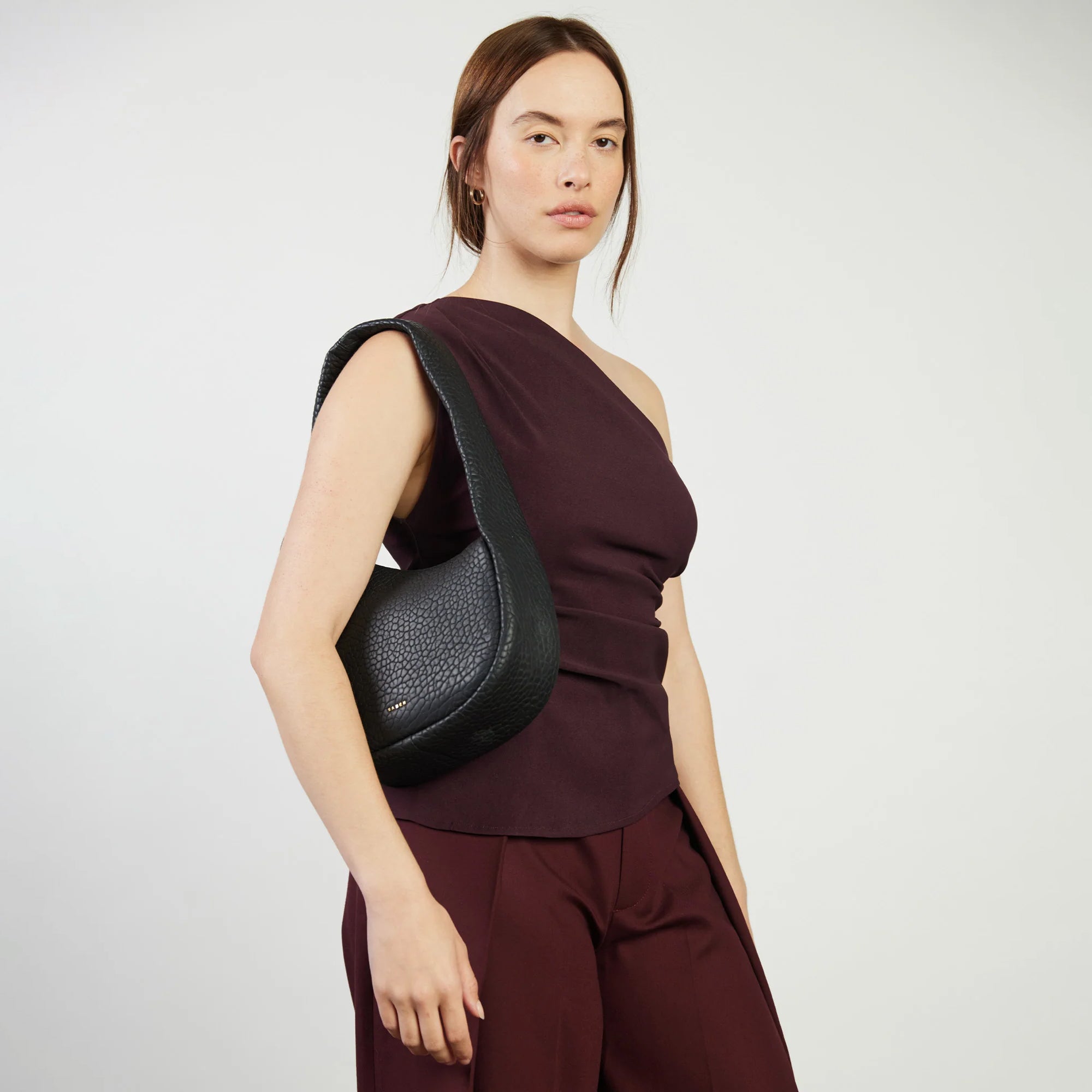 Saben - Harper Shoulder Bag - Black Bubble