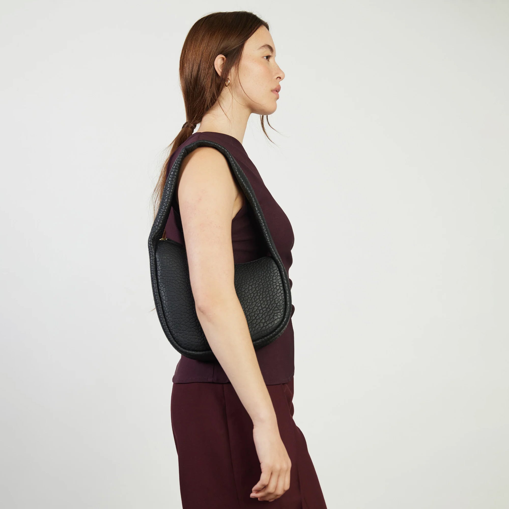 Saben - Harper Shoulder Bag - Black Bubble