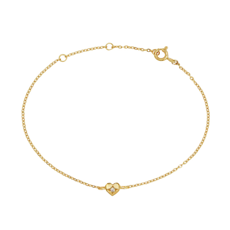 Saint Valentine - Mini Heart Bracelet - Gold