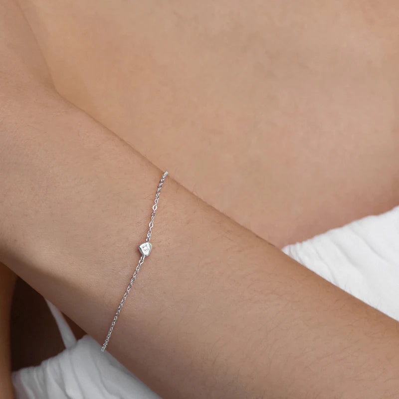 Saint Valentine - Mini Heart Bracelet - Silver
