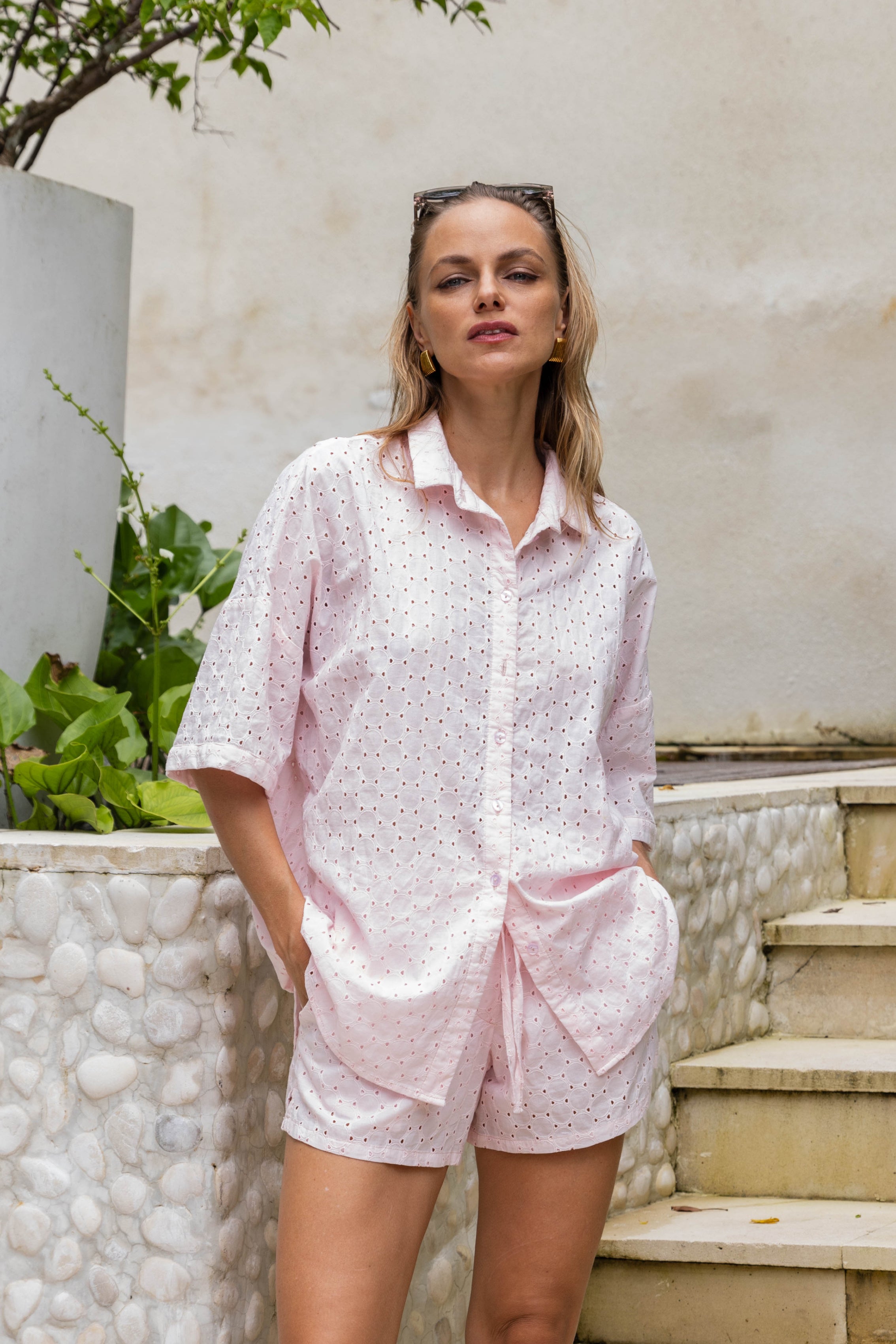 Santiago Shirt - Light Pink