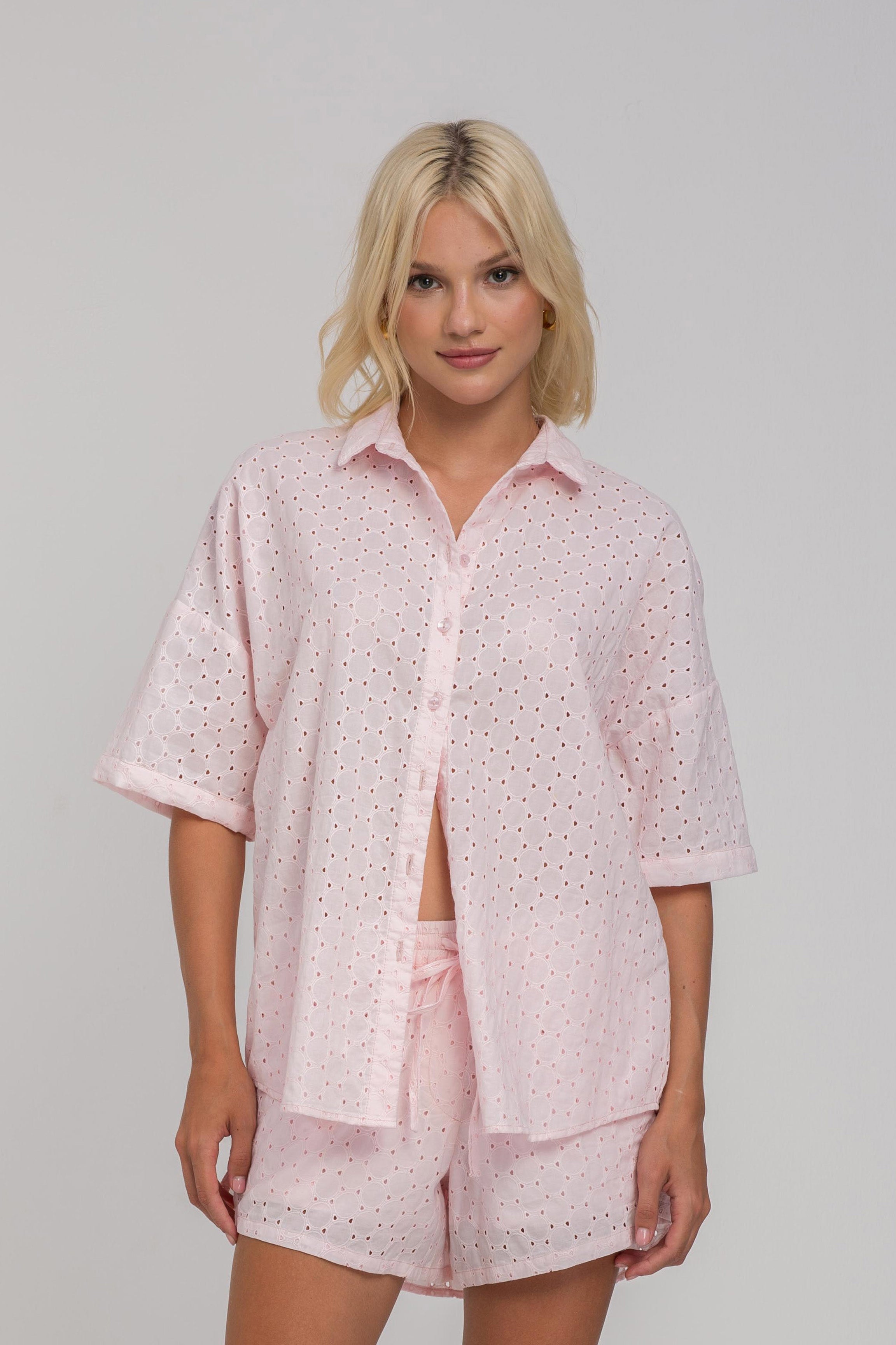Santiago Shirt - Light Pink