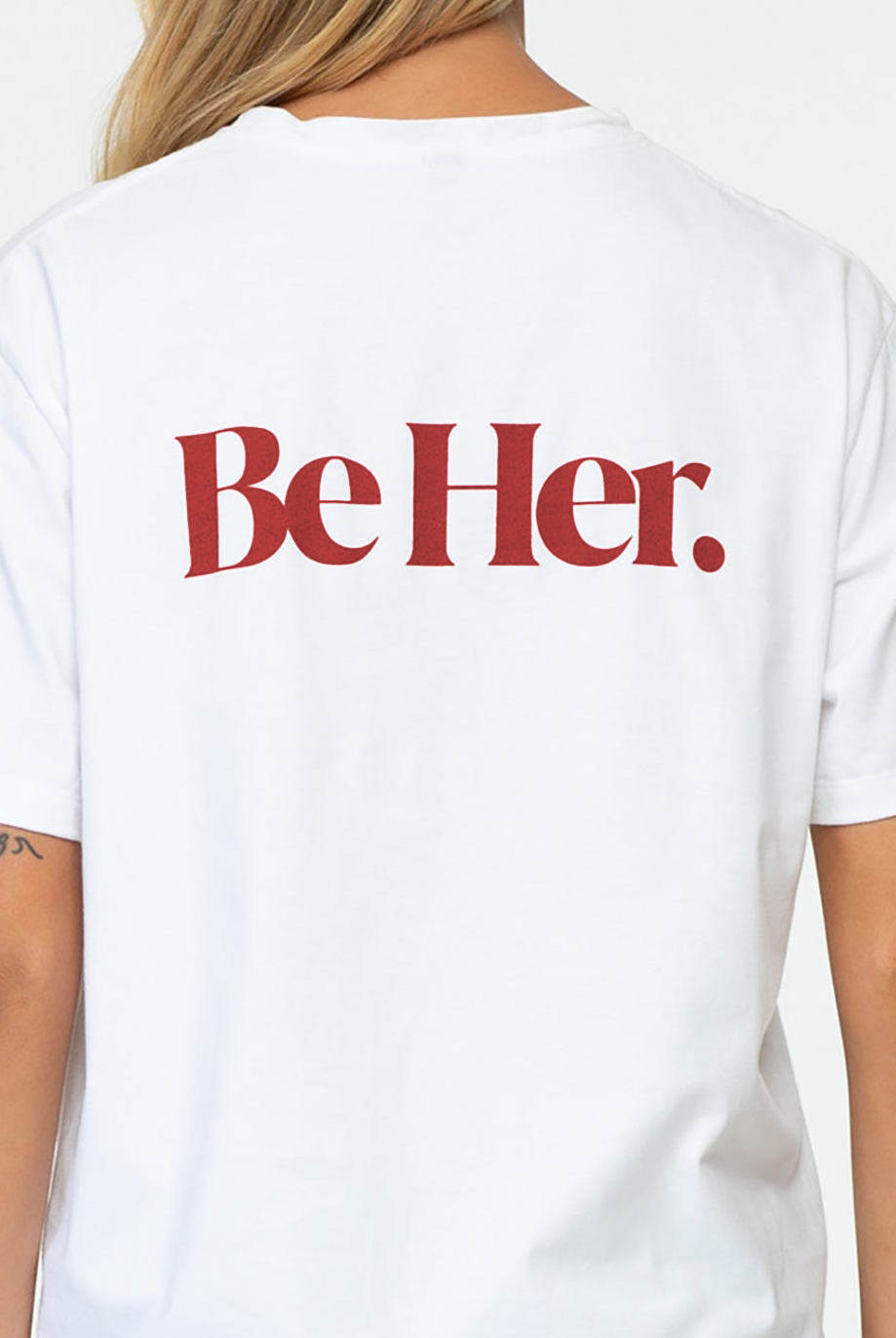 Be Her Tee | White | Sei Bella by BLAK | PRE-ORDER