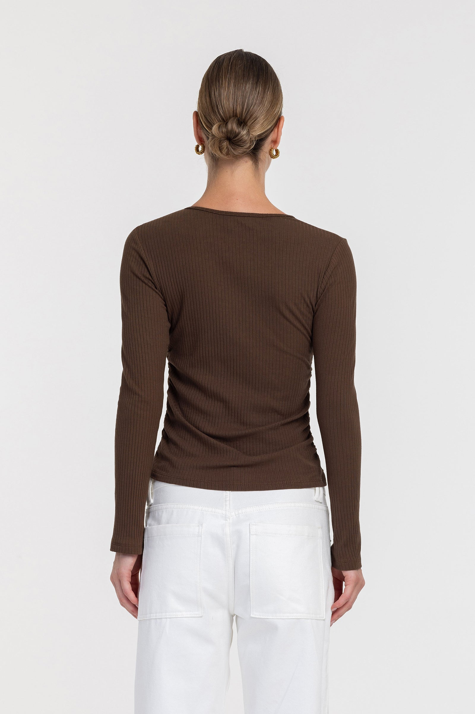 Silent Depths Top - Chocolate
