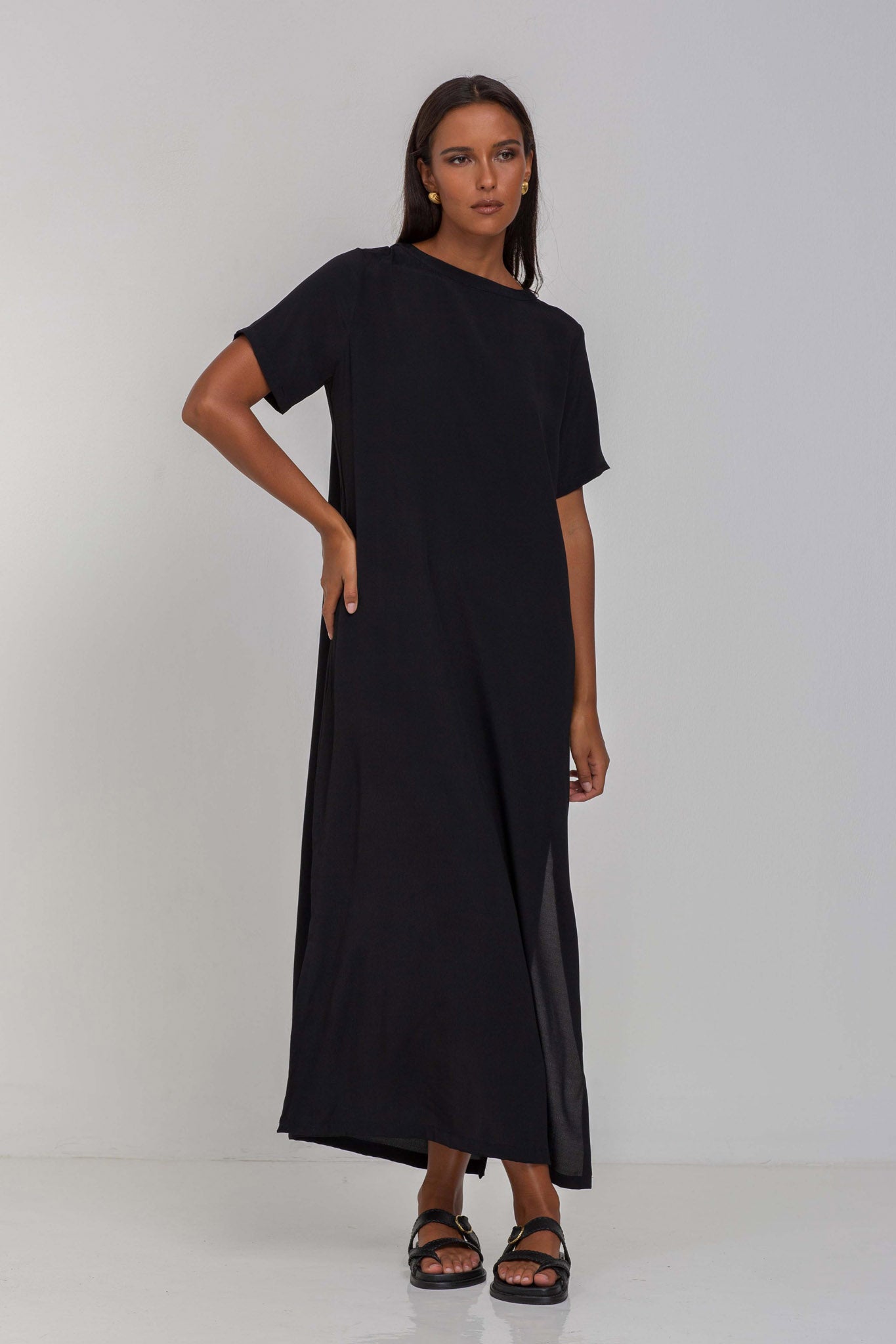 Spoken In Silence Dress - Black