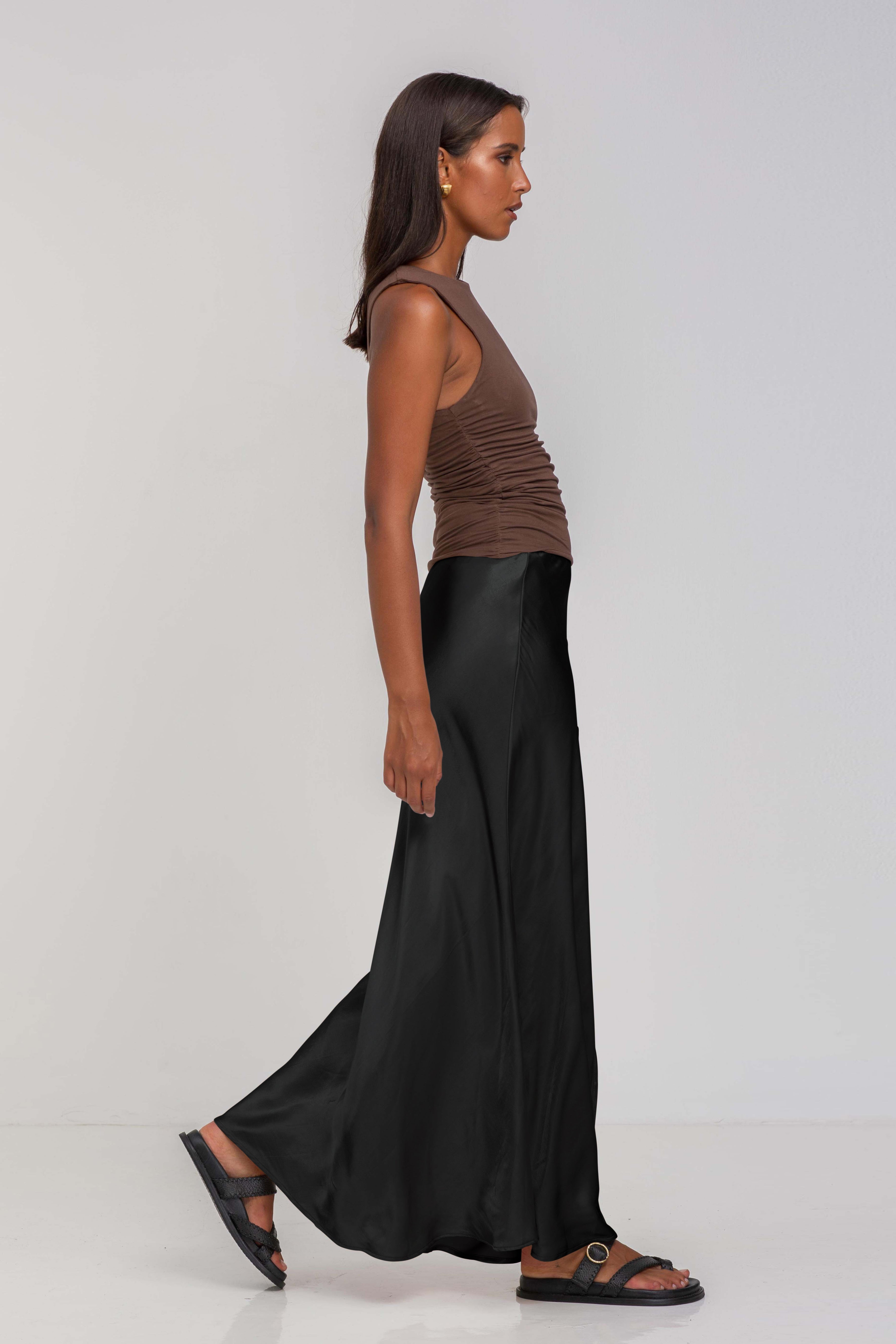Find Me Wrap Skirt - Black