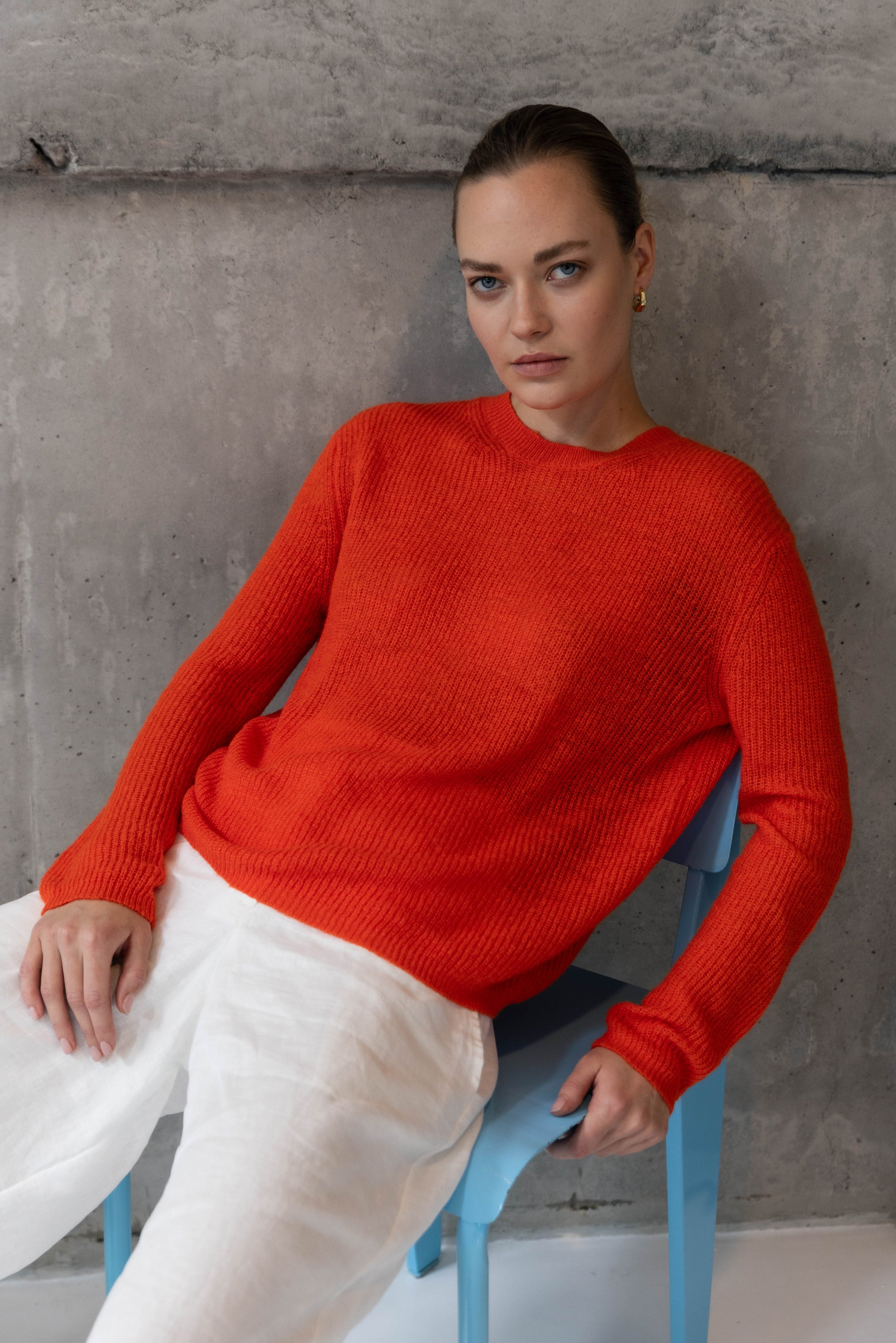 Strength Of Your Heart Jumper - Orange