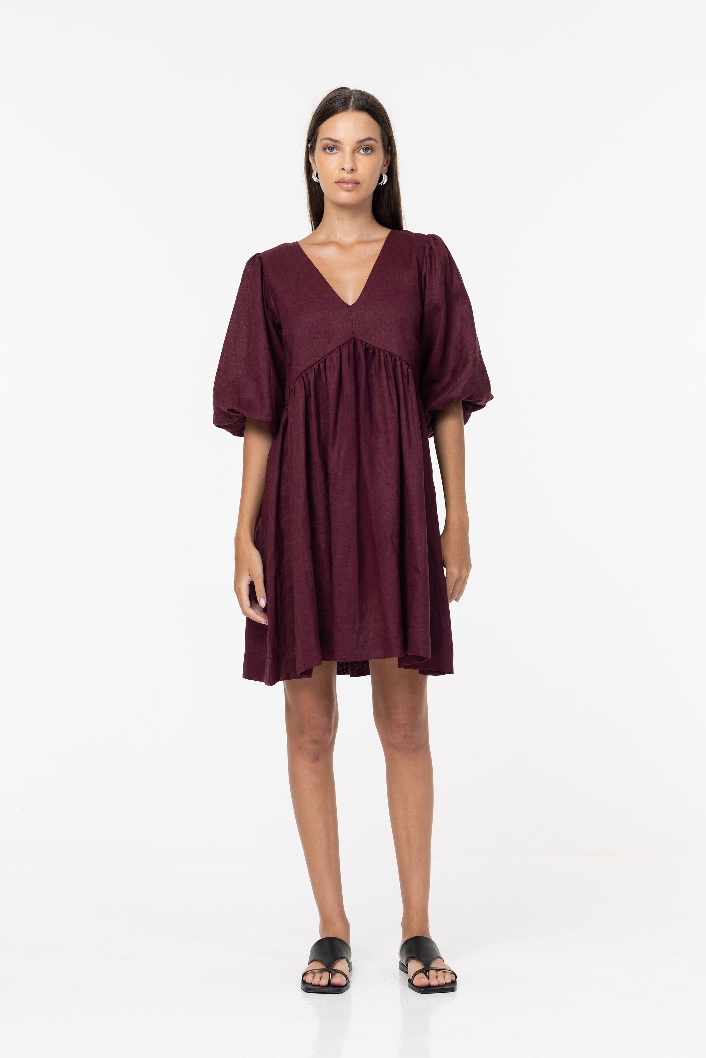 Sweet Love Dress - Maroon