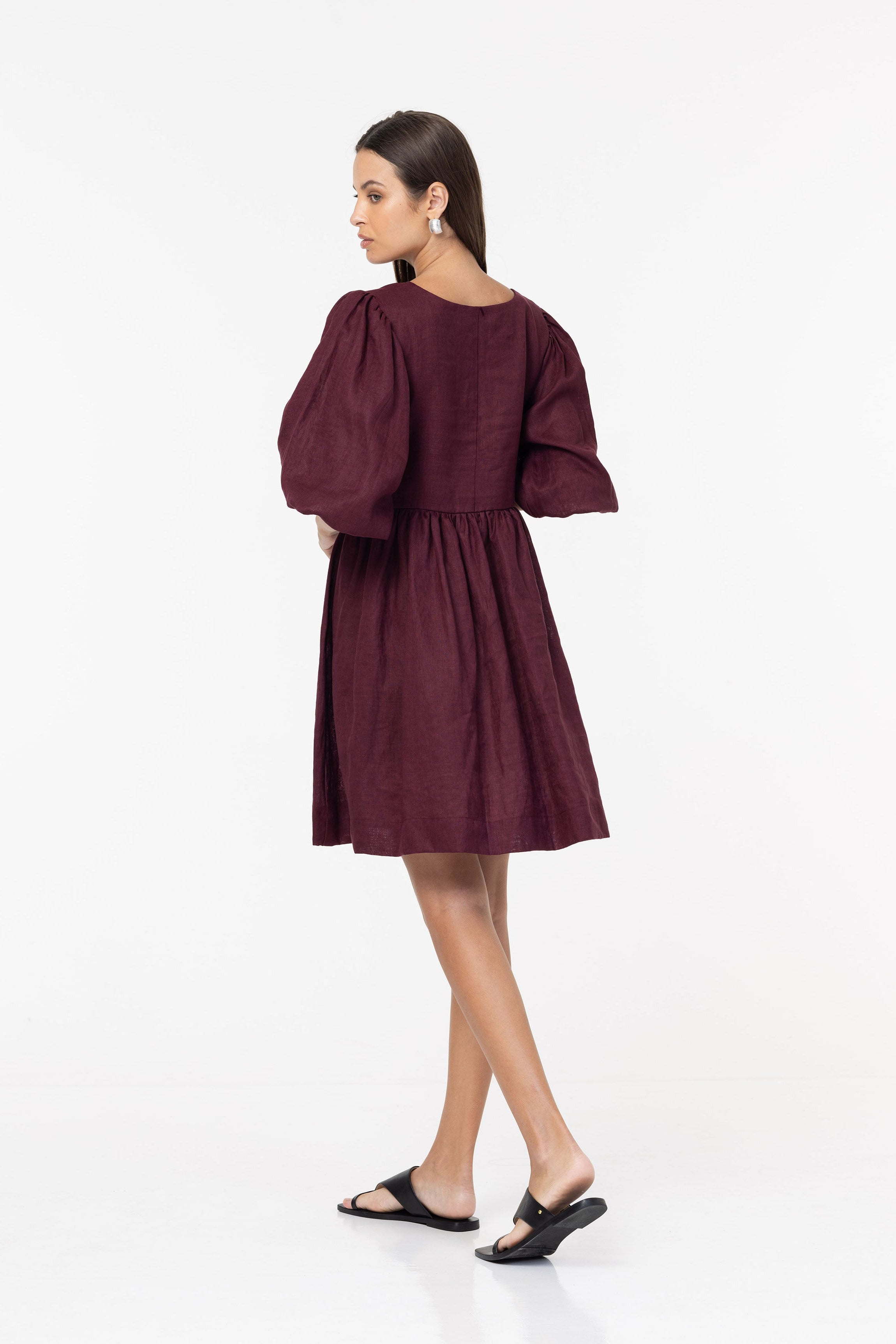 Sweet Love Dress - Maroon