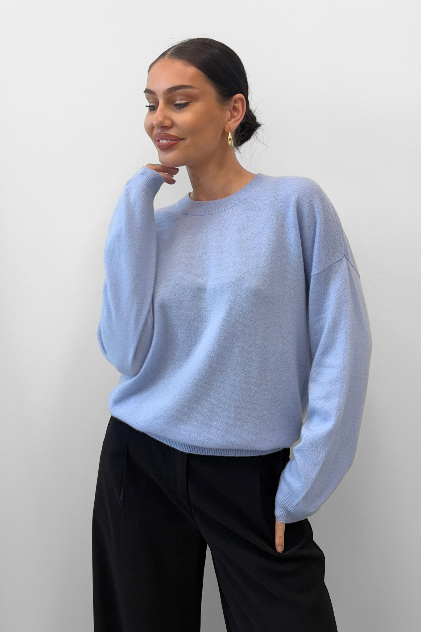 Sweet Rewind Jumper - Sky Blue