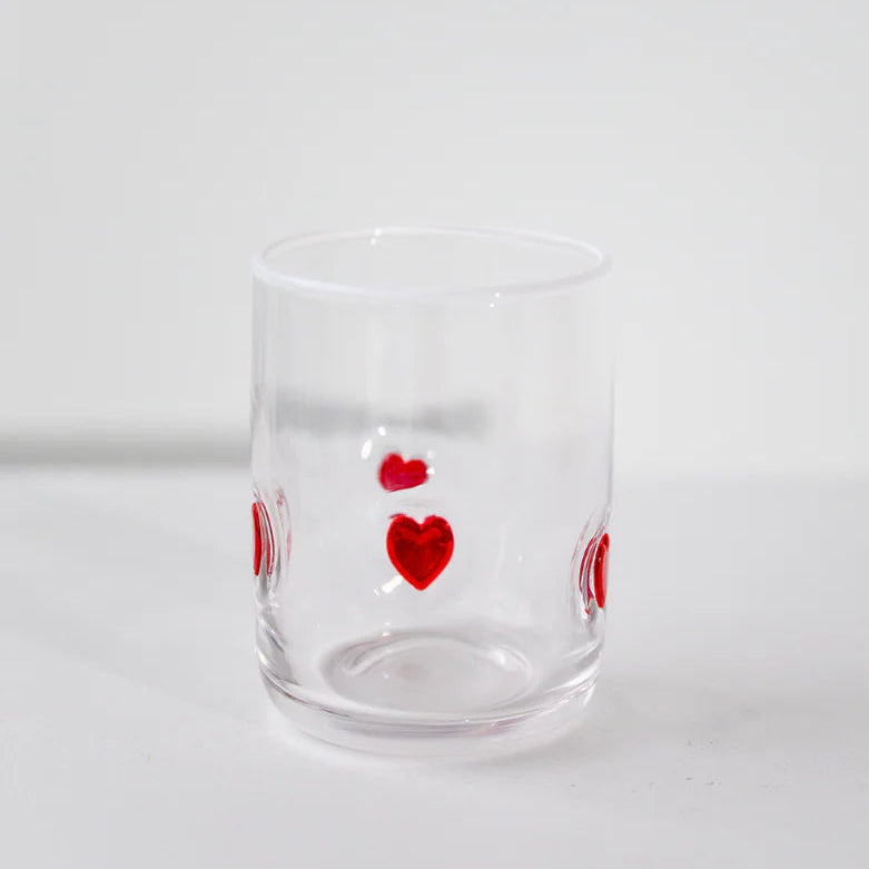 Home Lab - Heart Icon Glass - Set of 4
