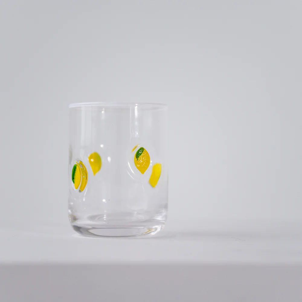 Home Lab - Lemon Icon Glass - Set of 4