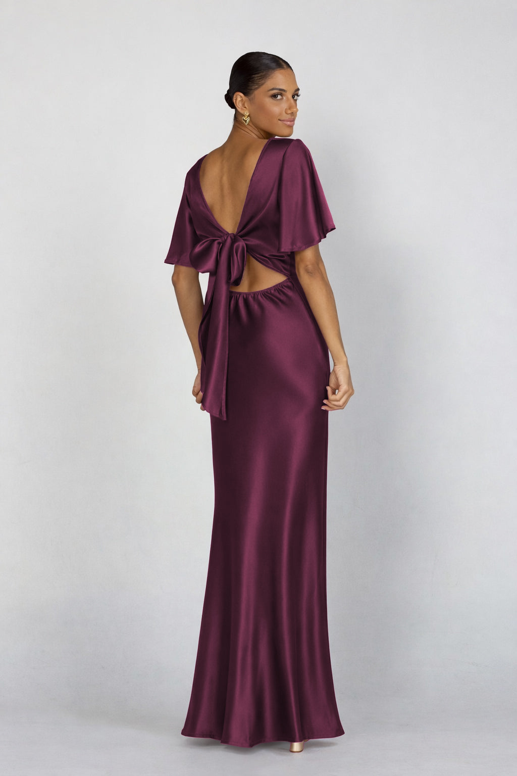 V-Neck Golden Hour Dress - Plushy Purple