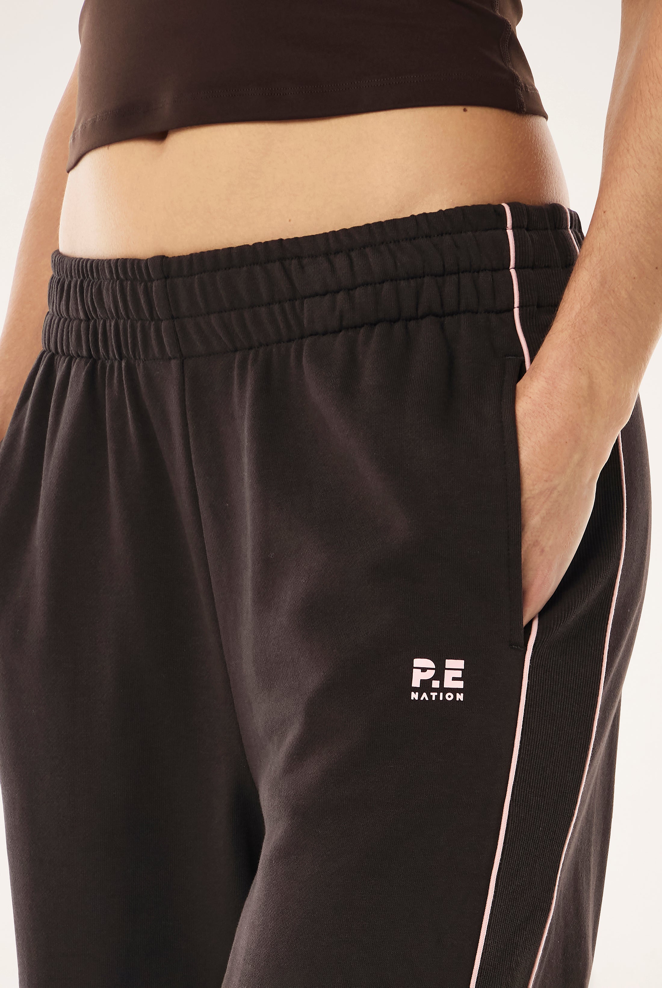 P.E Nation - Vita Track Pant - Espresso