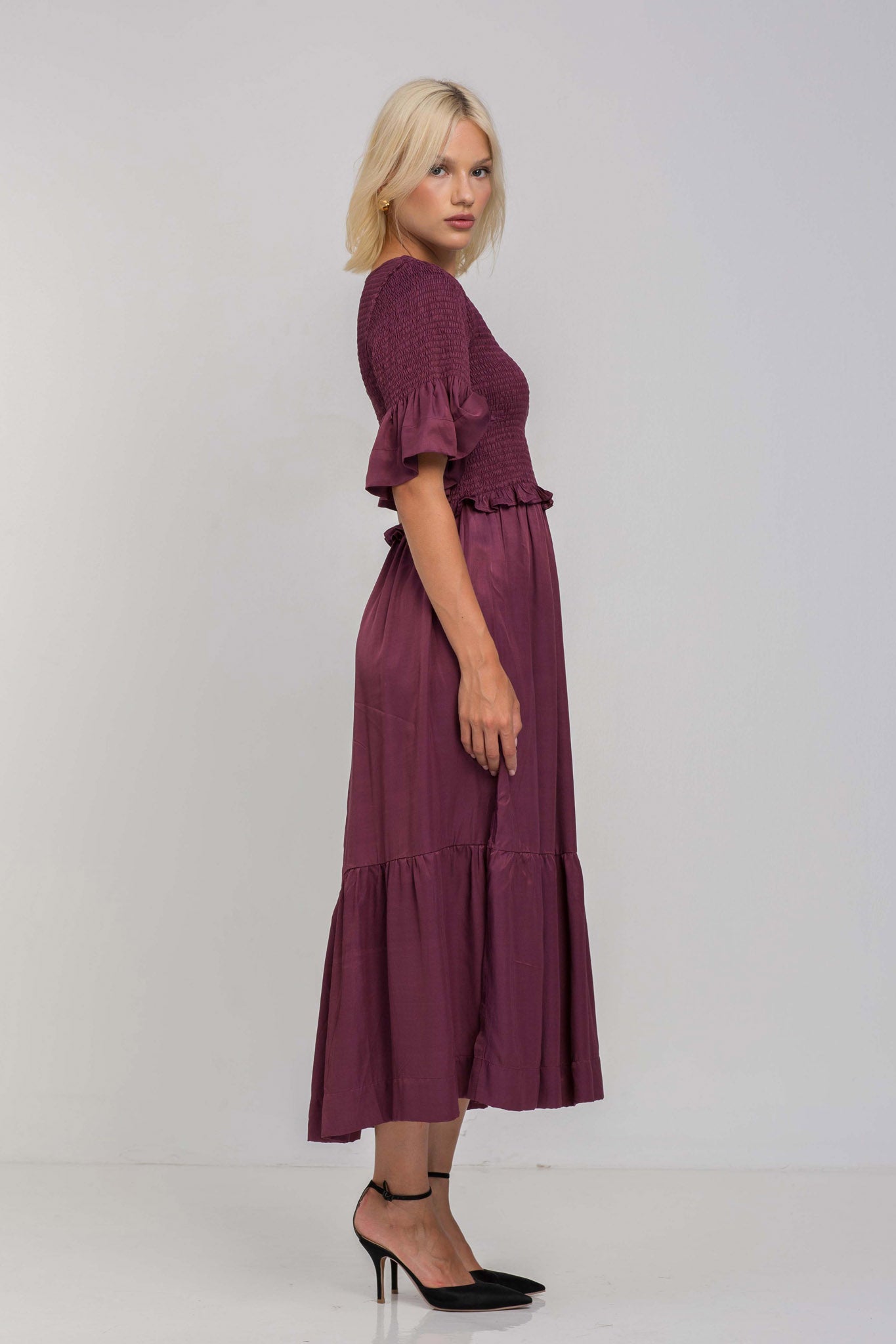 Valentina Dress - Plushy Purple