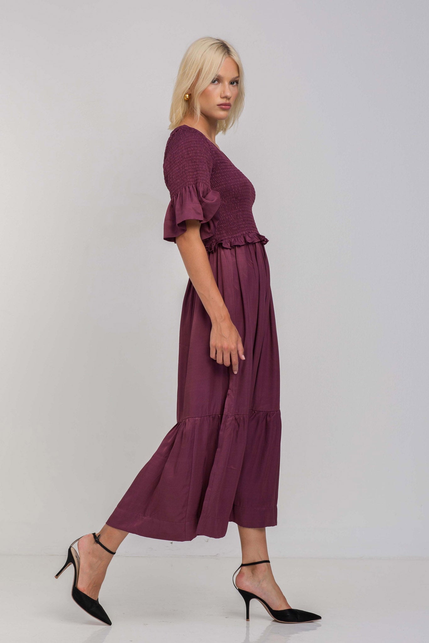 Valentina Dress - Plushy Purple