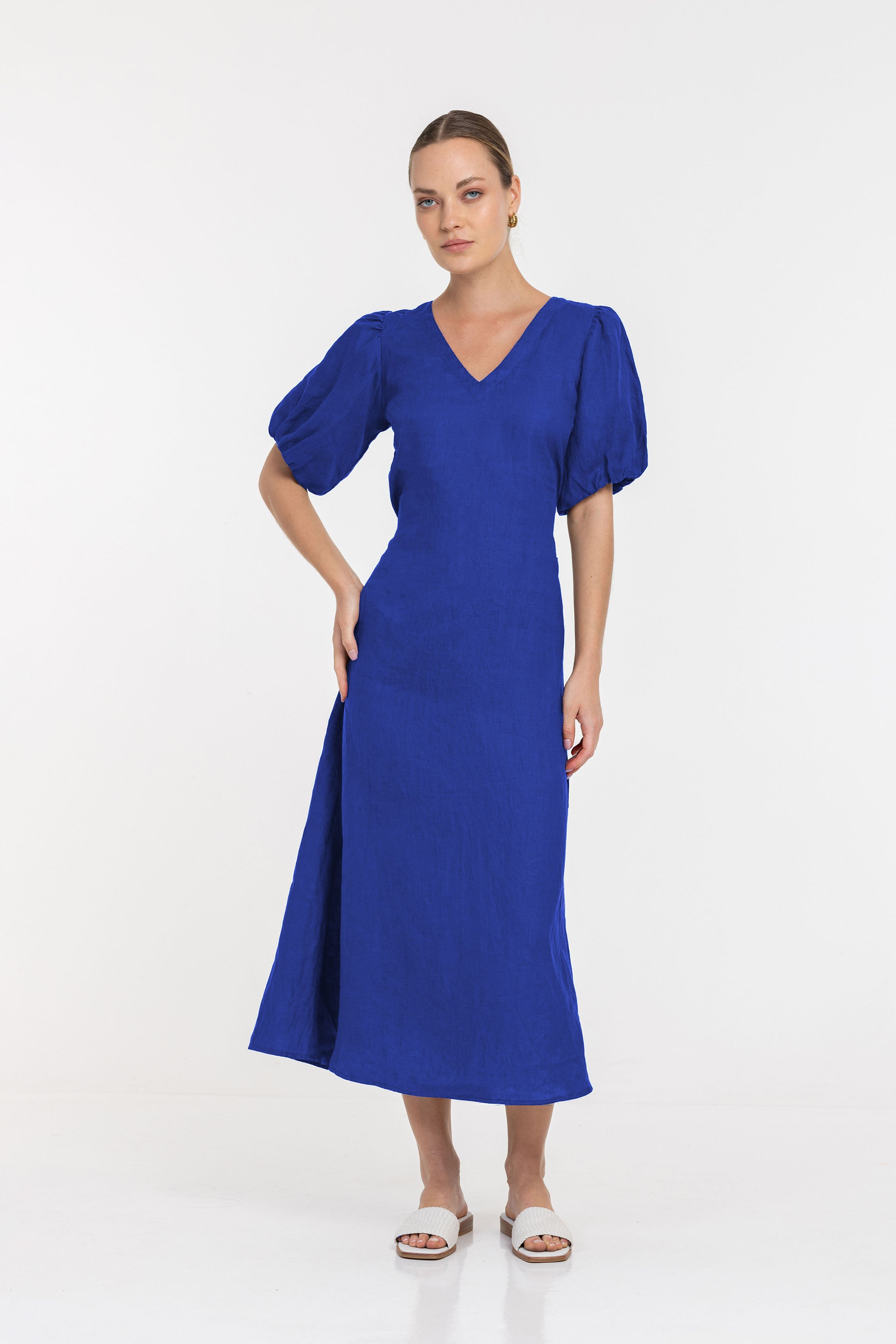 PRE-ORDER Vallis Dress - Cobalt Blue