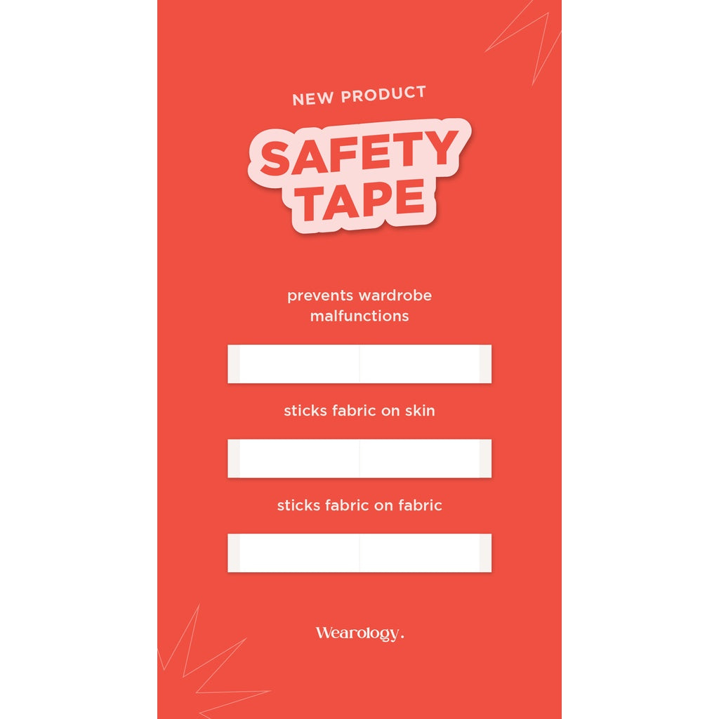 Wearology - Safety Tape Box - 20pcs