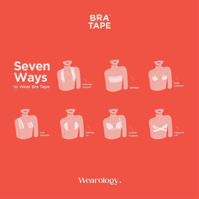 Wearology - Bra Tape Regular - Nude - 5cm x 5m